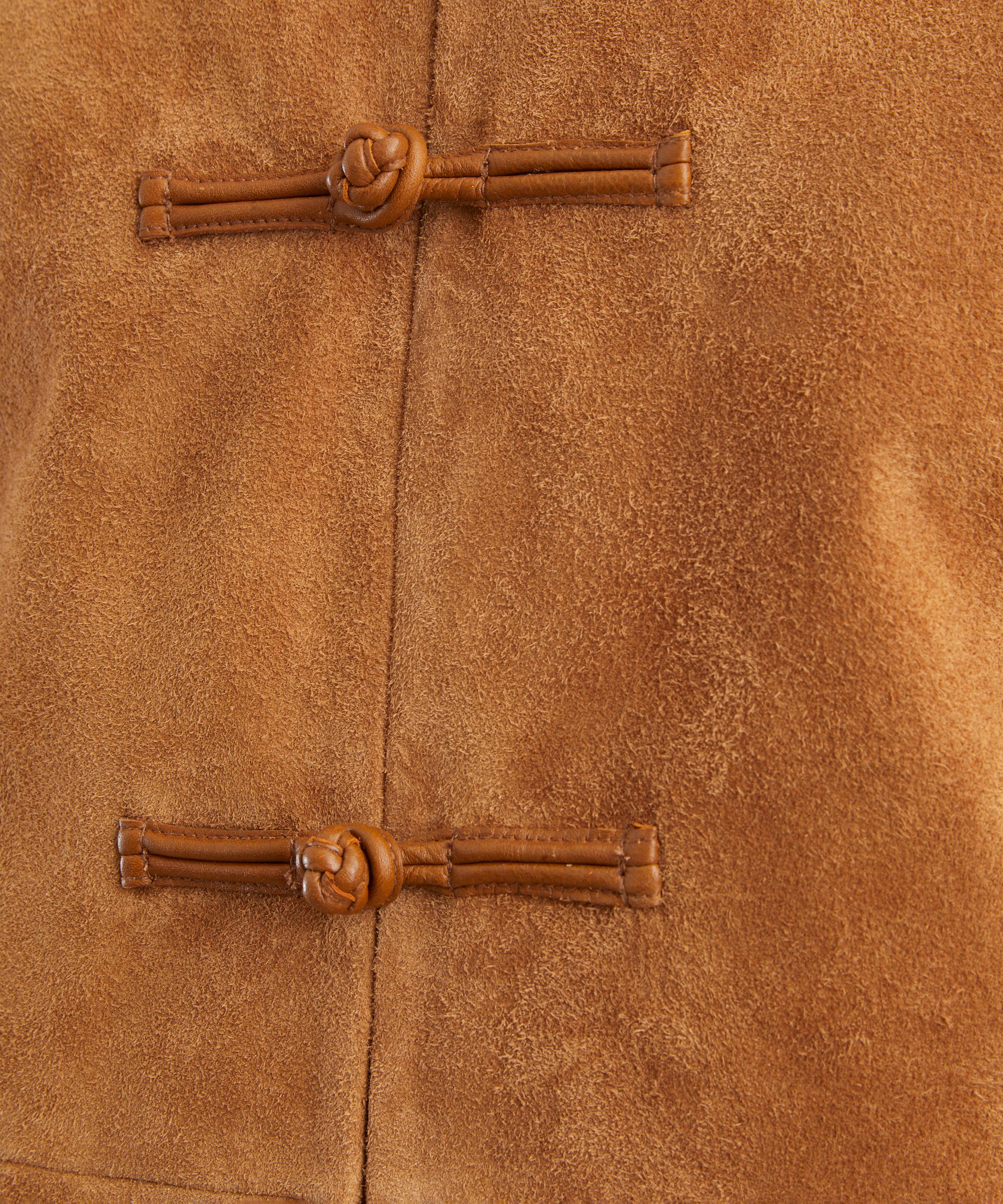 R&oacute;he - Mandarin Textured Suede Jacket image number 4
