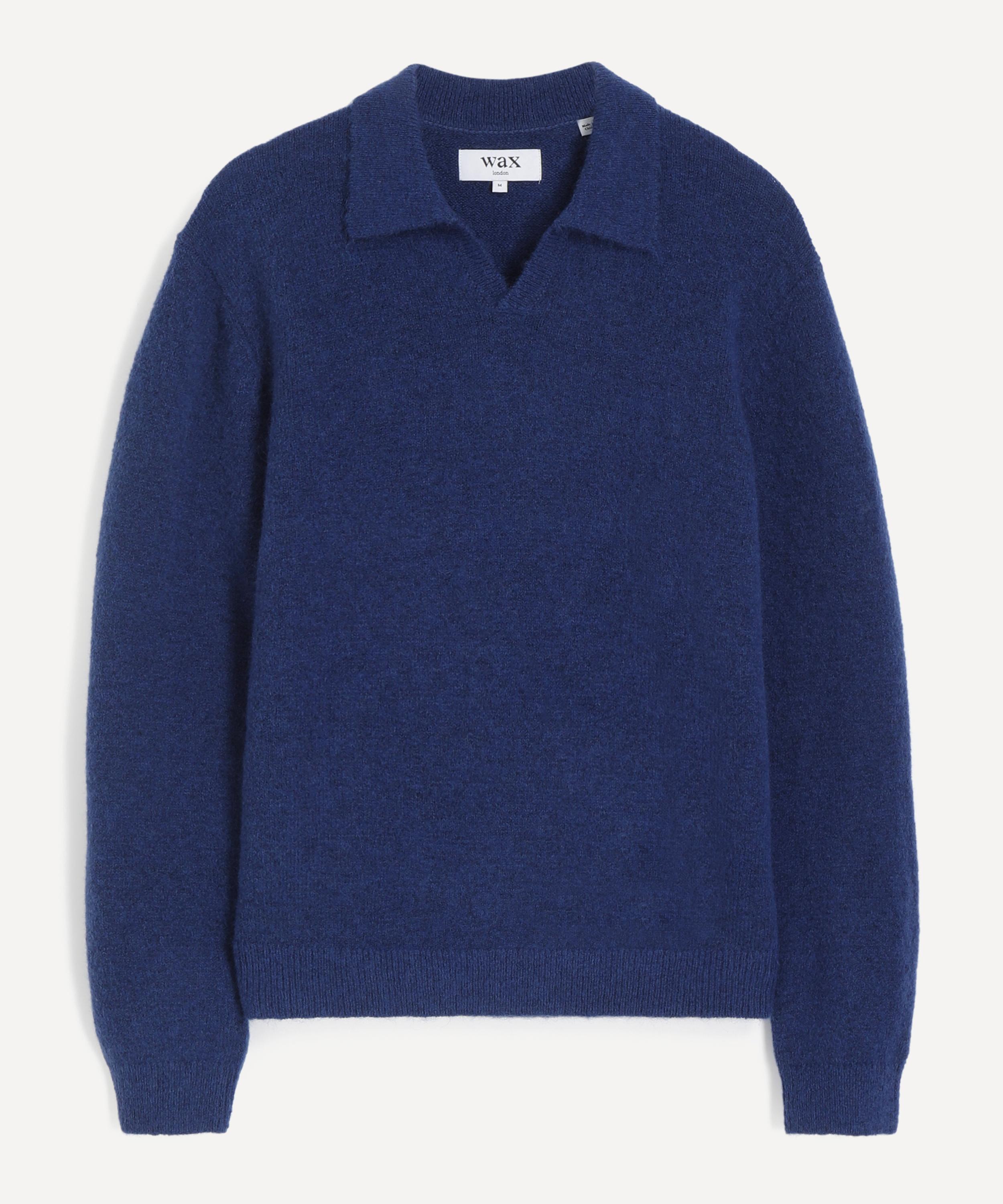 Wax London - Carter Wool Knit Polo Jumper
