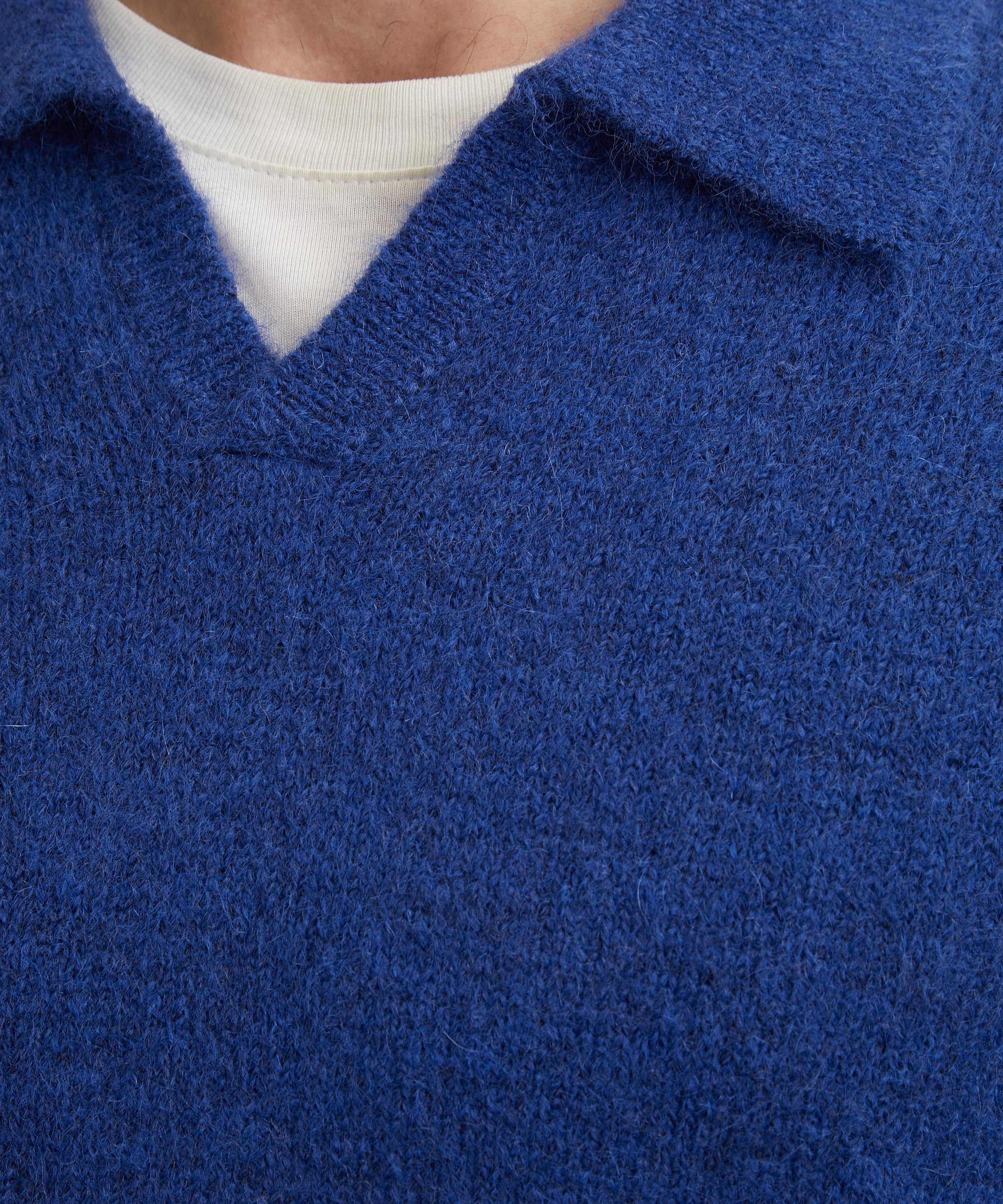 Wax London - Carter Wool Knit Polo Jumper image number 4
