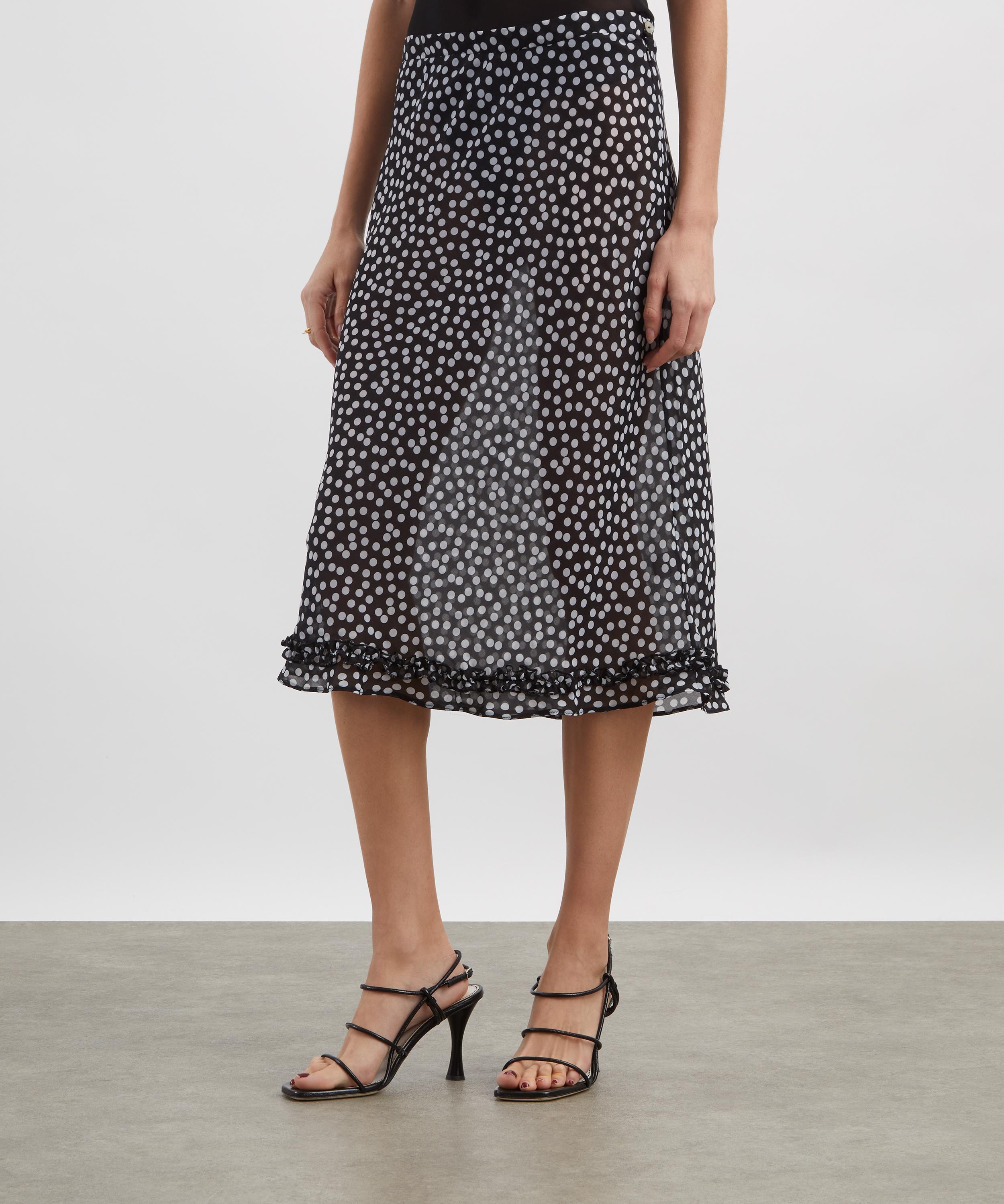 Susamusa - Meadow Polka-Dot Sheer Midi Skirt image number 2
