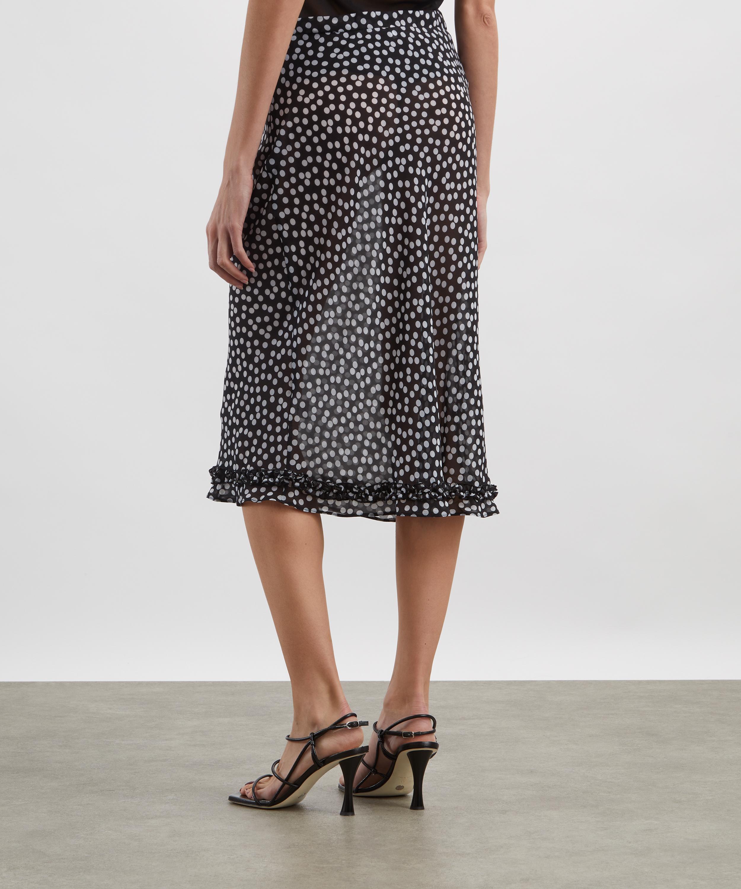 Susamusa - Meadow Polka-Dot Sheer Midi Skirt image number 3