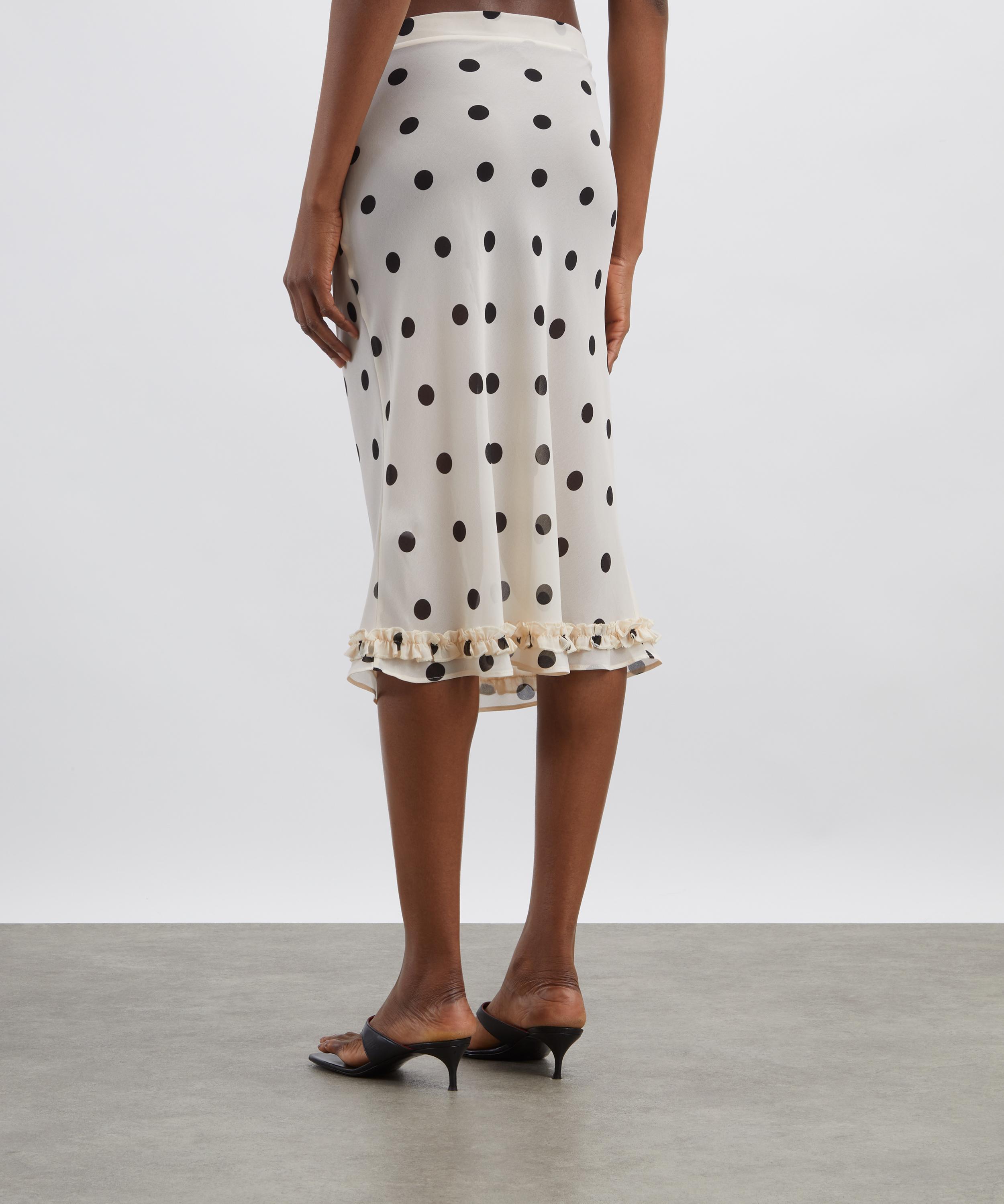 Susamusa - Meadow Polka-Dot Sheer Midi Skirt image number 3