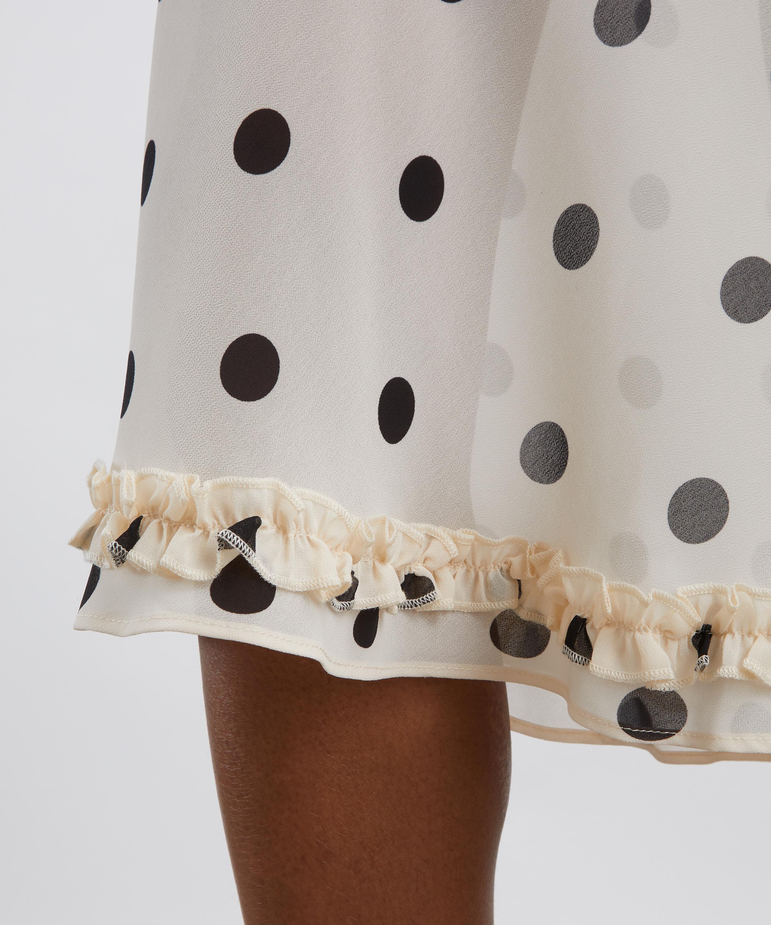 Susamusa - Meadow Polka-Dot Sheer Midi Skirt image number 4