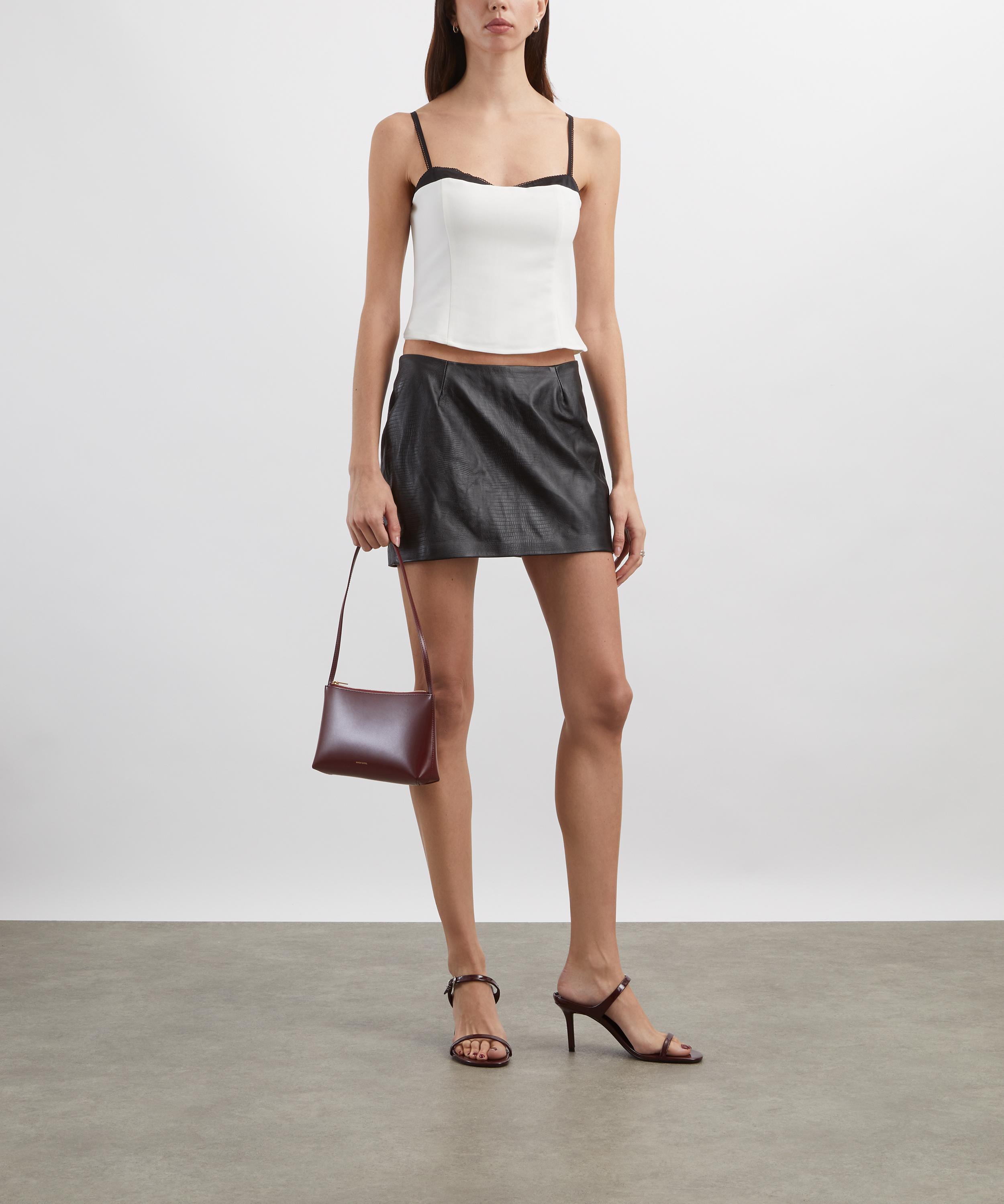 Susamusa - Charmi Leather Mini Skirt image number 1