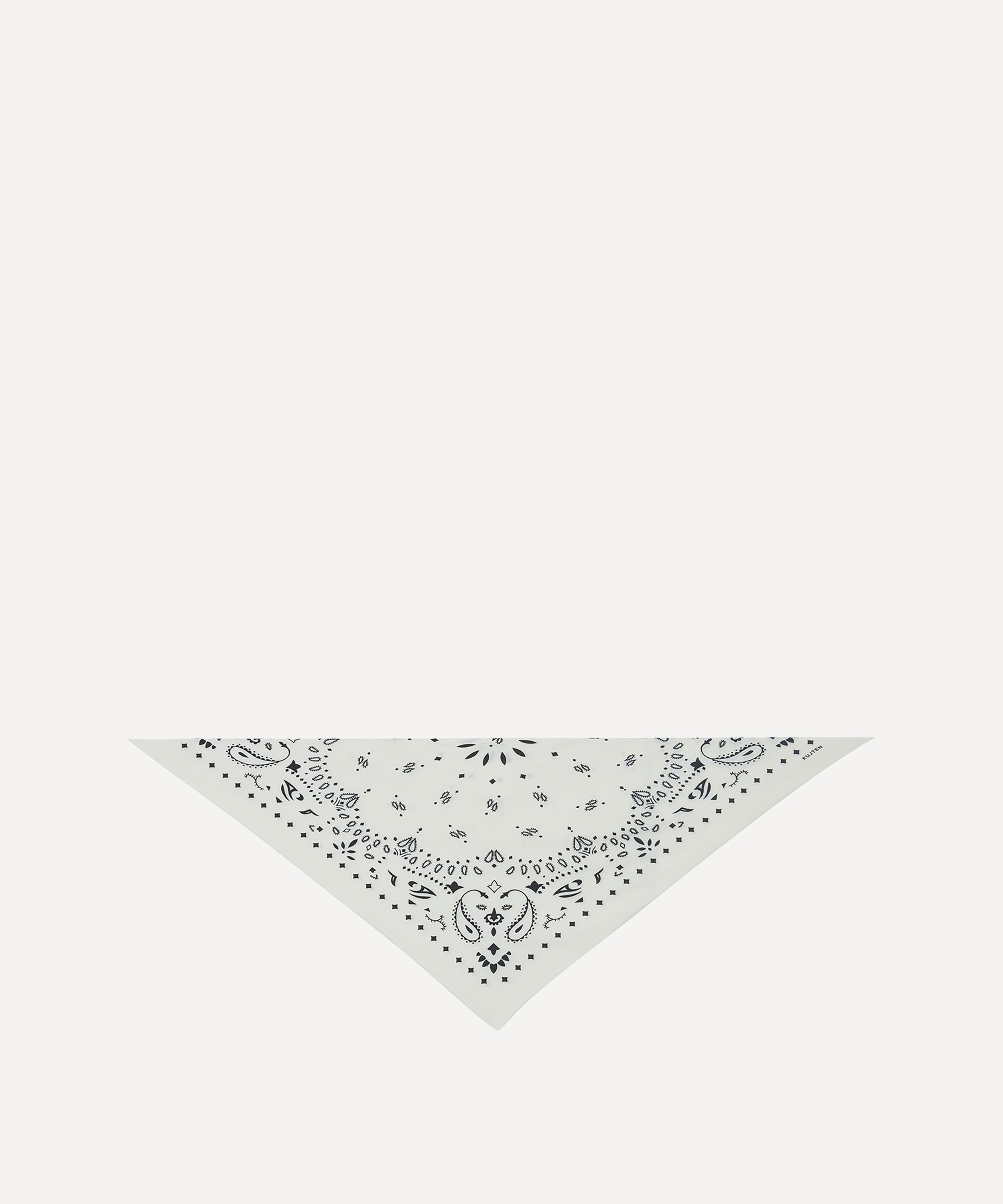 Kujten - Tifa Small Silk-Cashmere Triangle Bandana