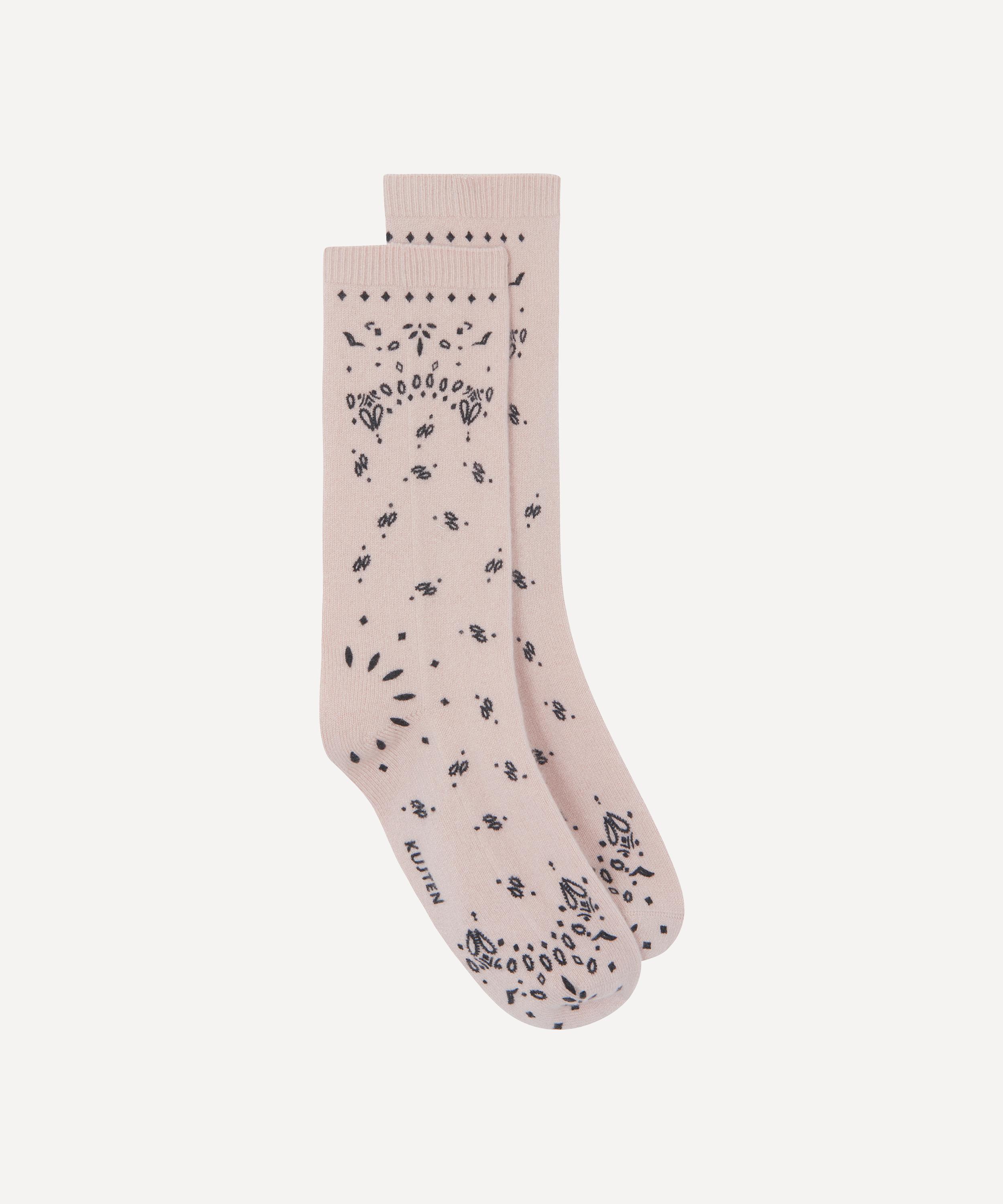 Kujten - Sig Bandana Cashmere Socks image number 0