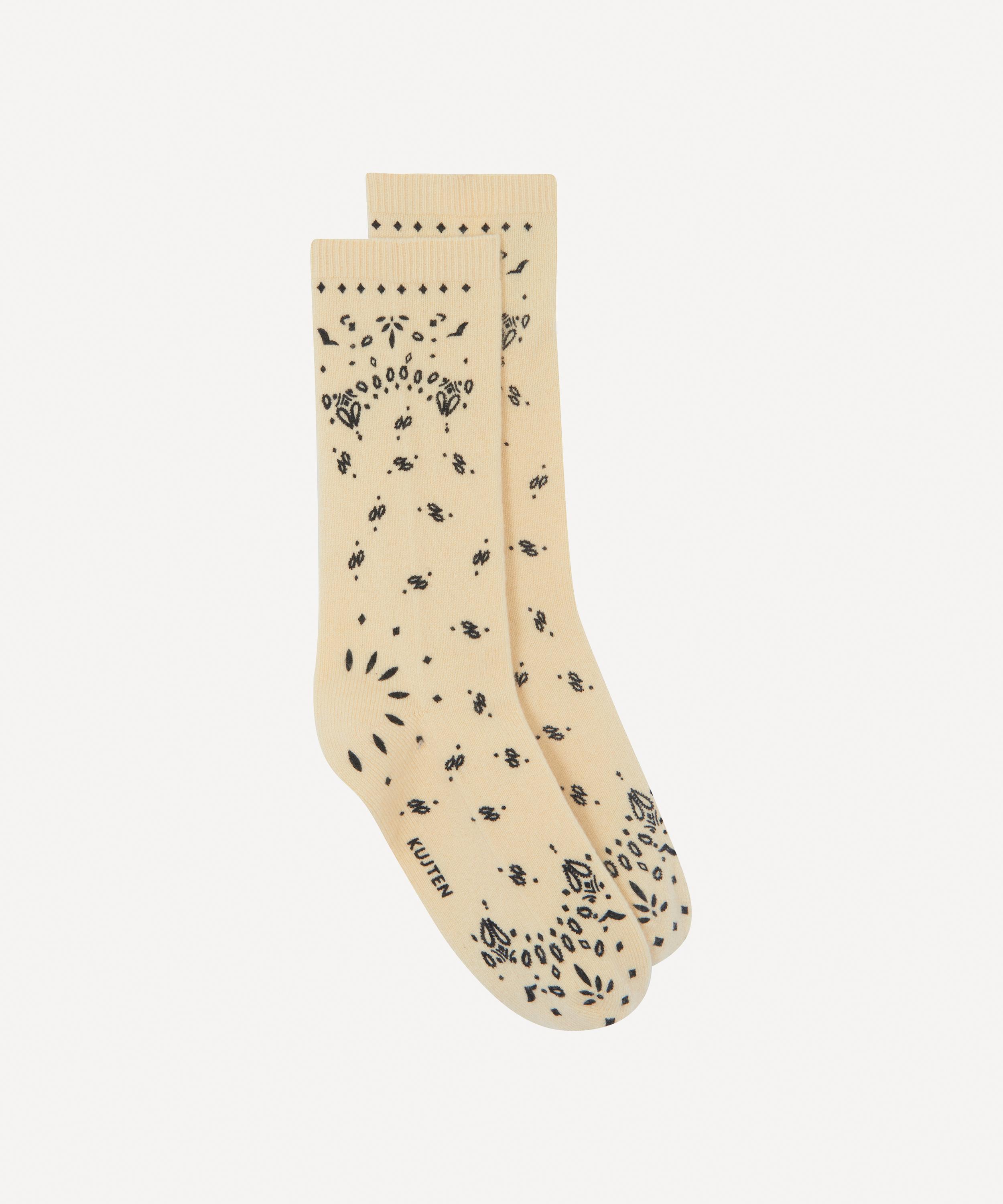 Kujten - Sig Bandana Cashmere Socks image number 0