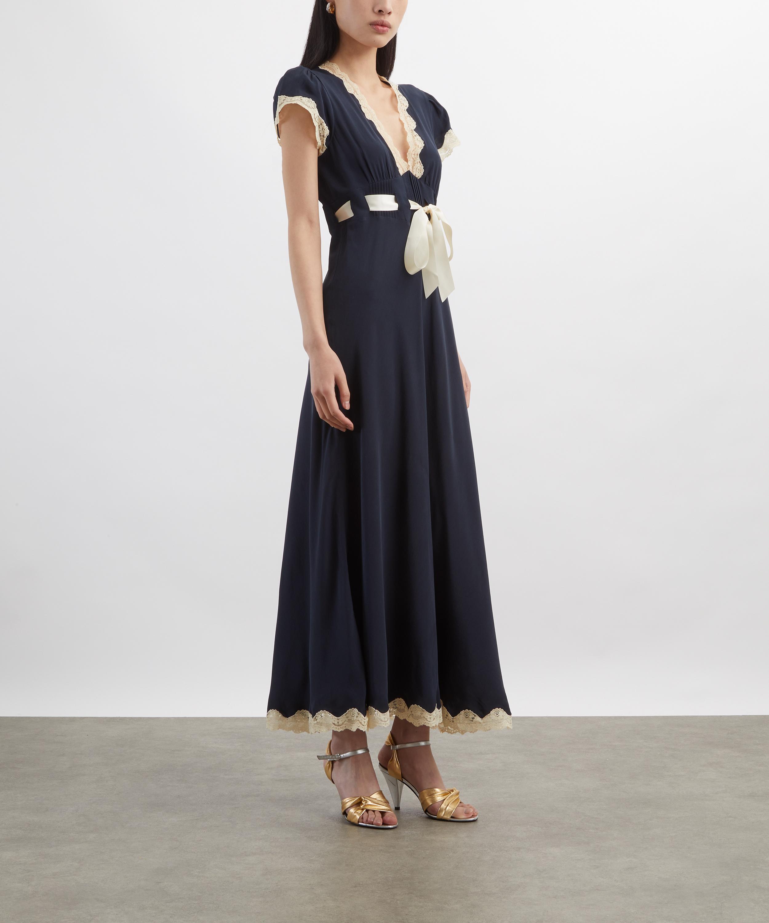 RIXO - Marlice Silk Midi Dress image number 2