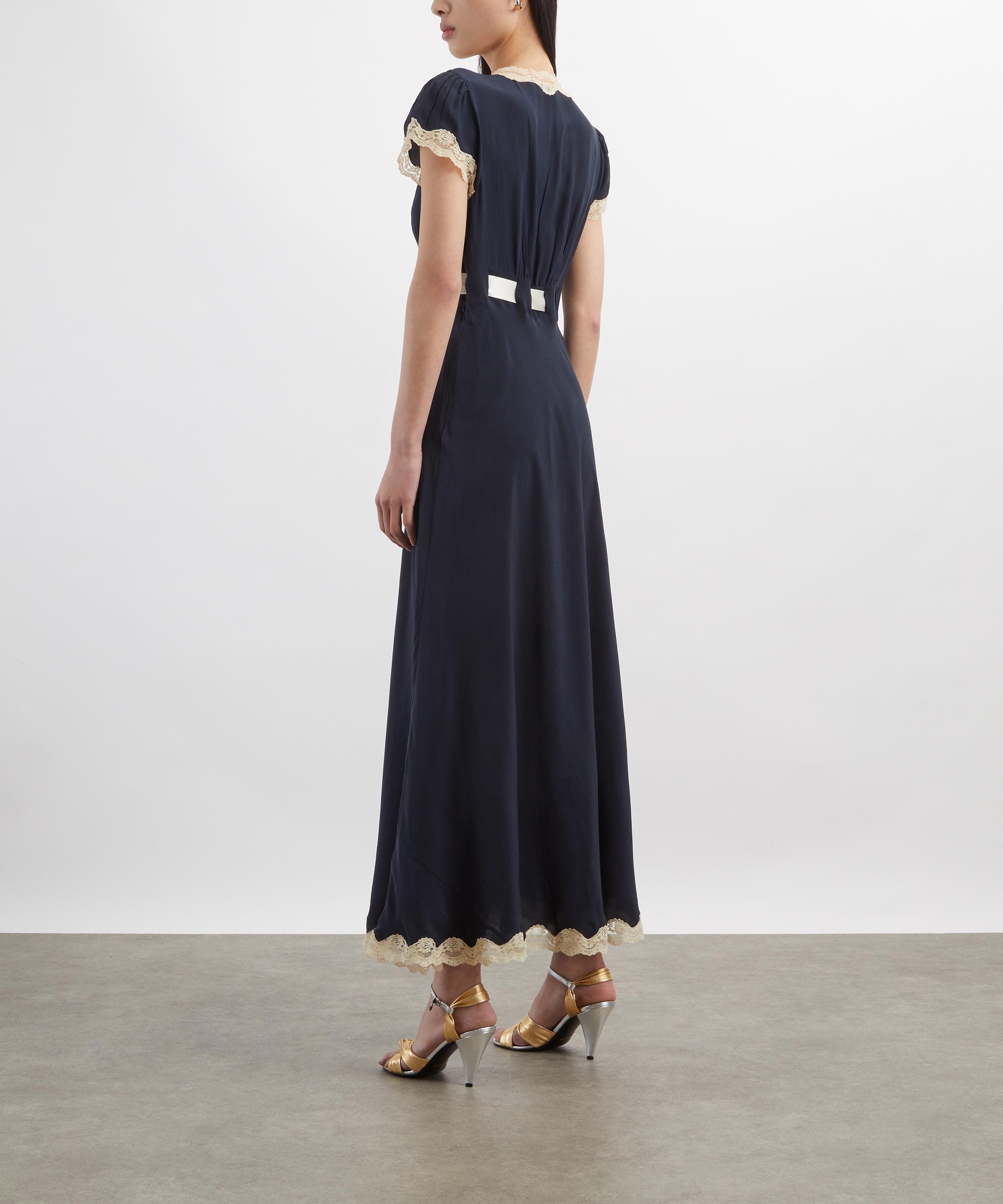 RIXO - Marlice Silk Midi Dress image number 3