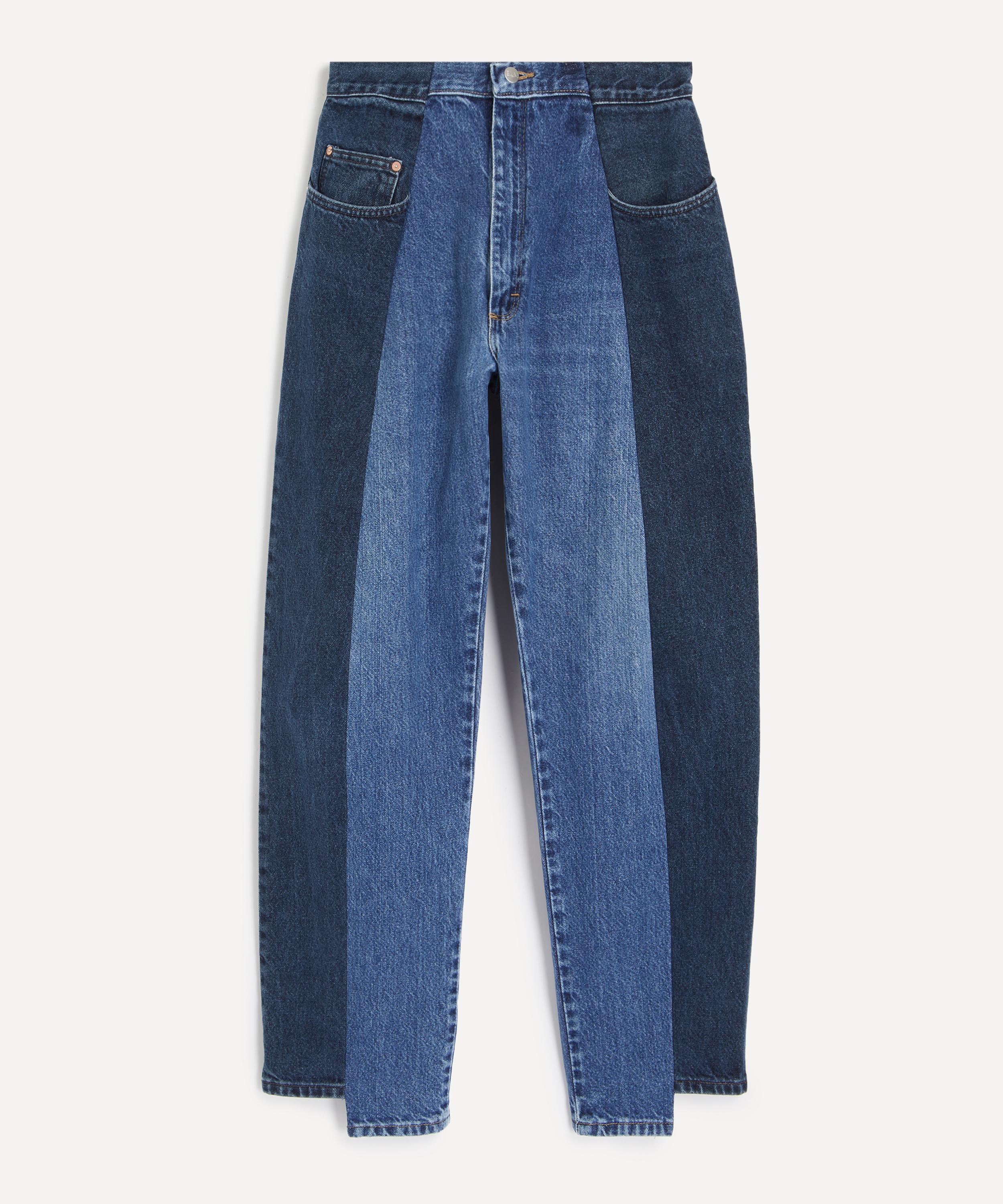 E.L.V. Denim - Boyfriend Mid-Dark Blue Jeans