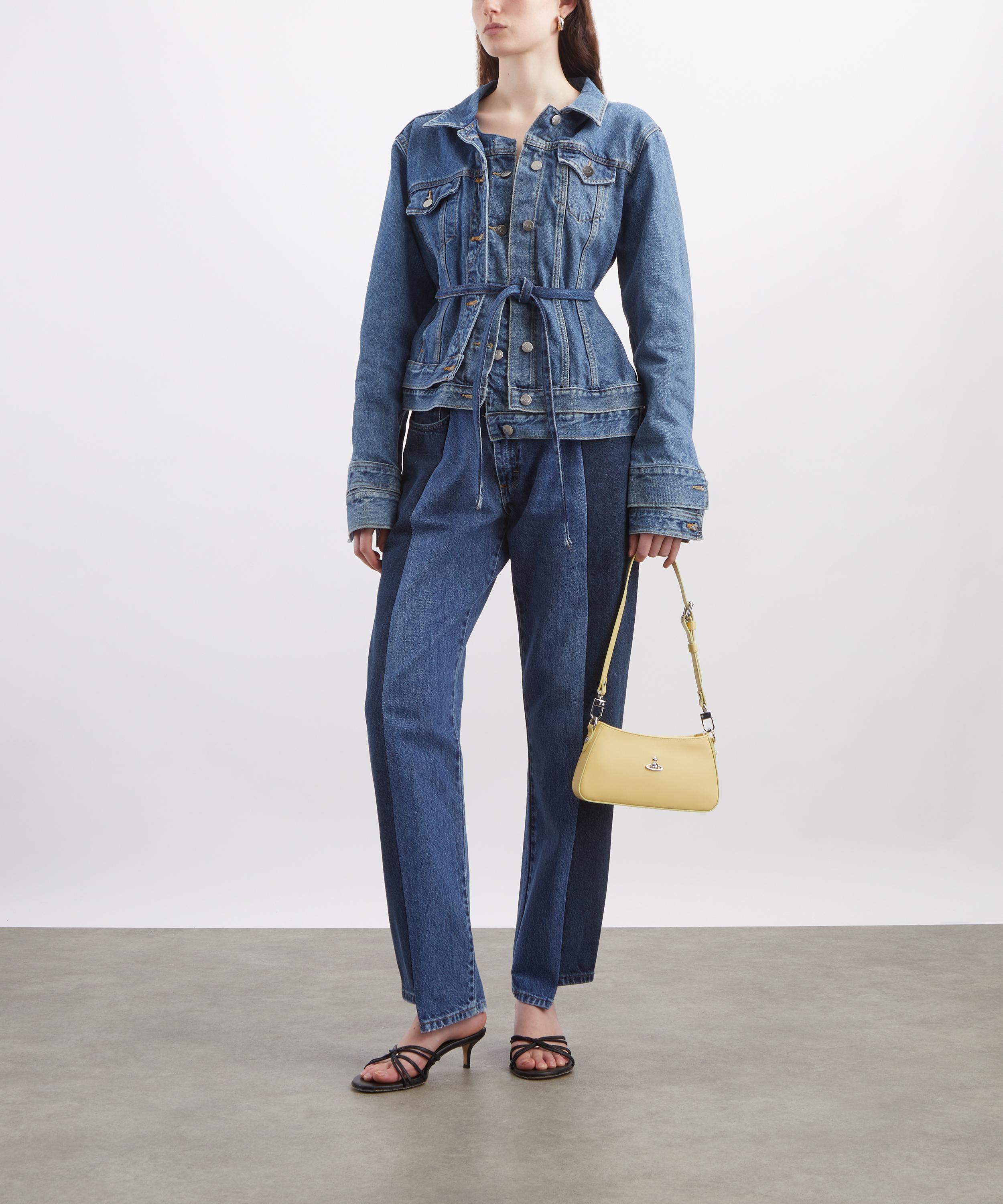 E.L.V. Denim - Boyfriend Mid-Dark Blue Jeans image number 1