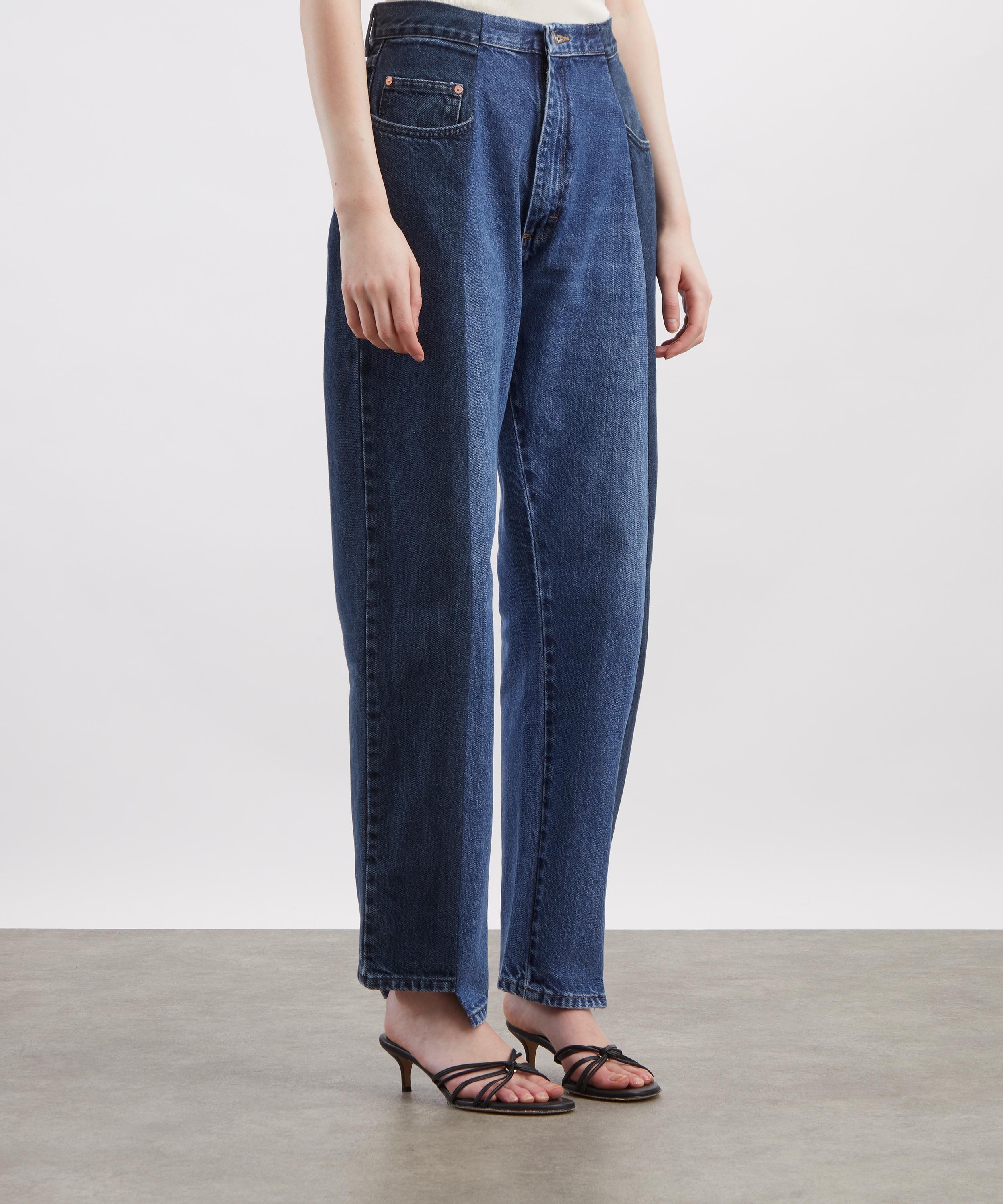 E.L.V. Denim - Boyfriend Mid-Dark Blue Jeans image number 2