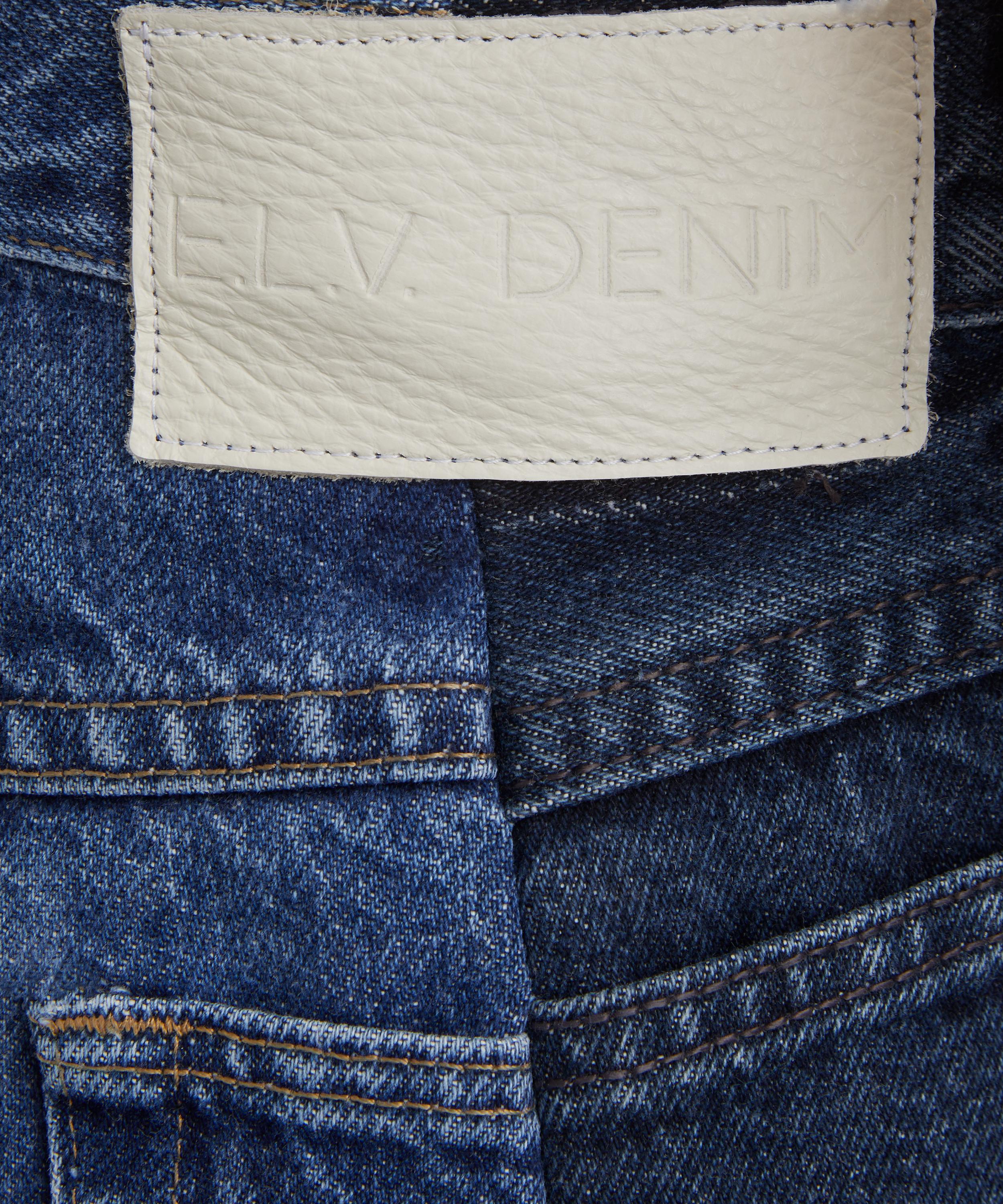 E.L.V. Denim - Boyfriend Mid-Dark Blue Jeans image number 4