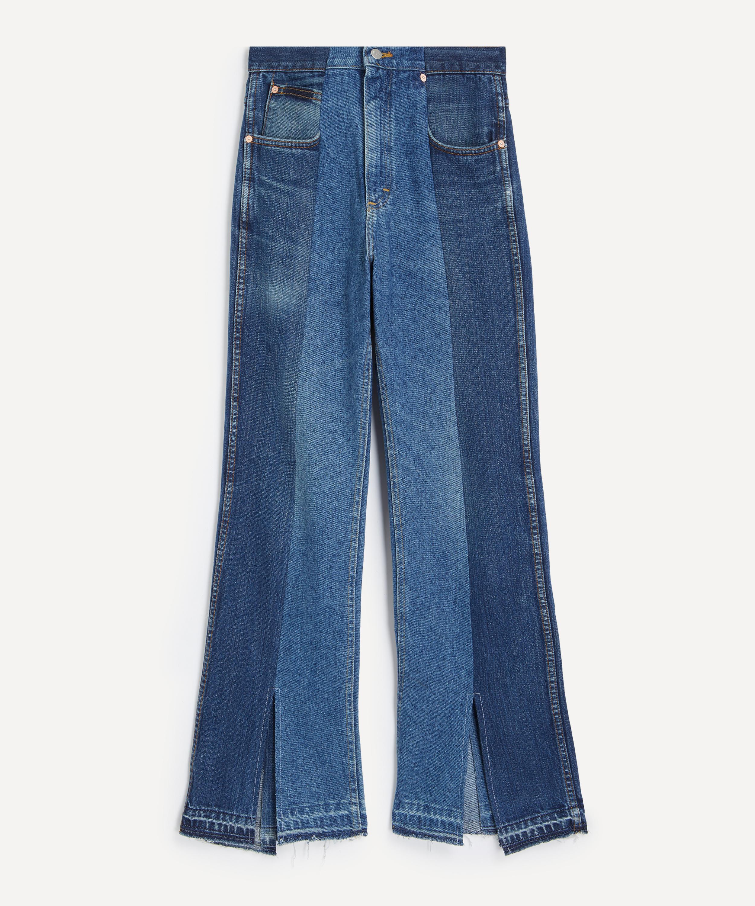 E.L.V. Denim - Flare Mid-Dark Blue Jeans