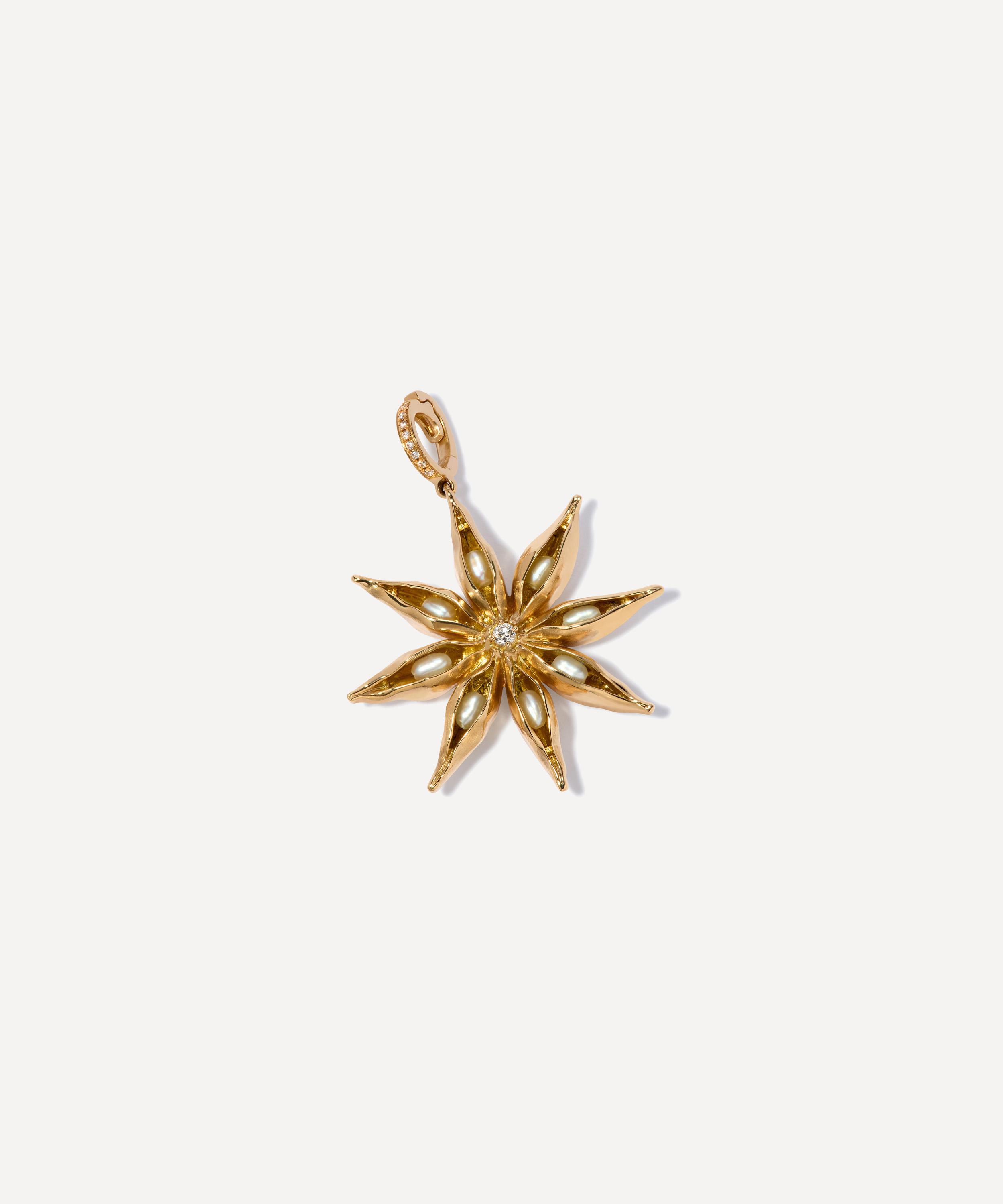 Annoushka - 18ct Gold Mythology Star Anise Charm image number 1