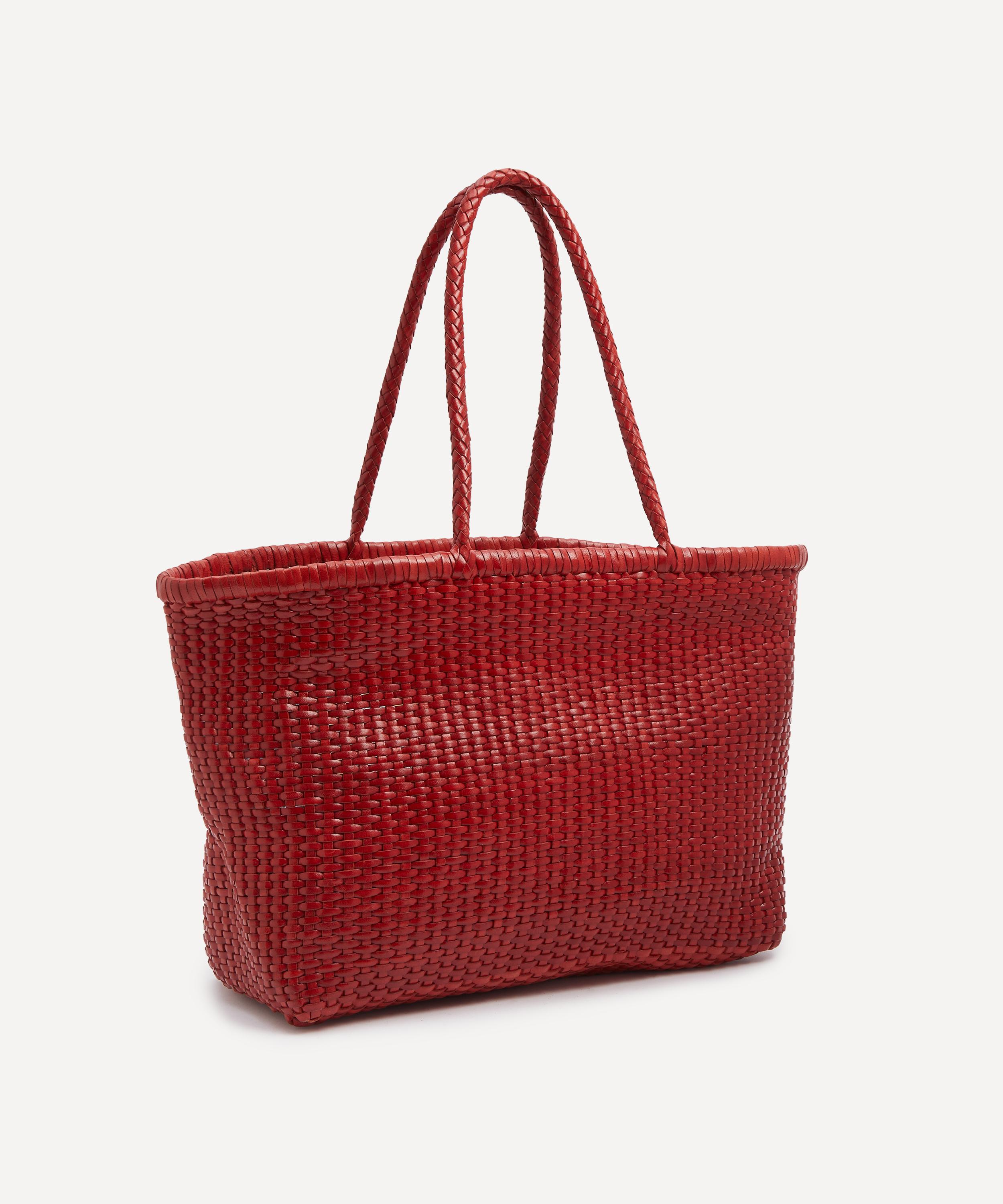 Dragon Diffusion - B Weave Big Woven Leather Tote Bag image number 2