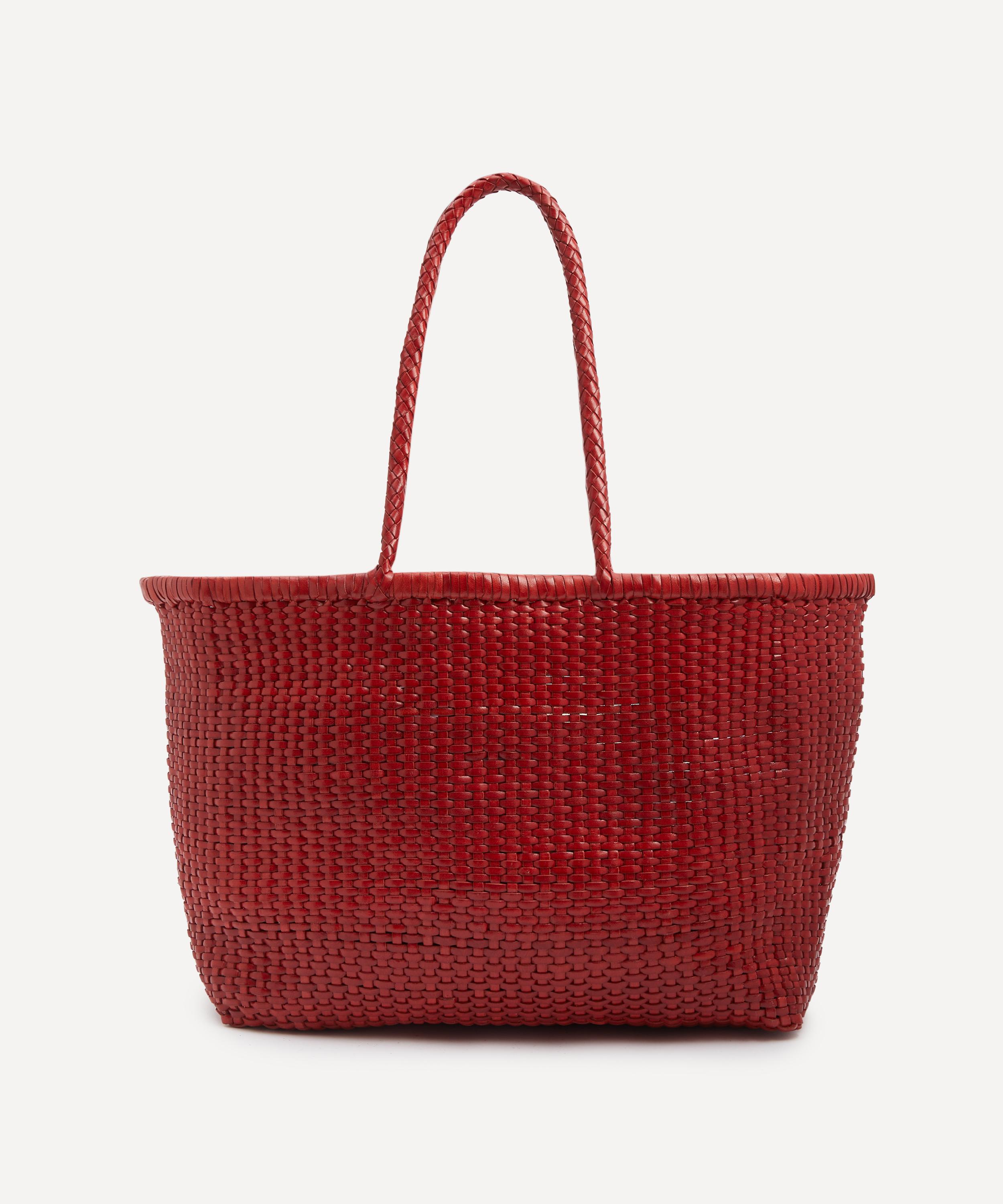 Dragon Diffusion - B Weave Big Woven Leather Tote Bag image number 3