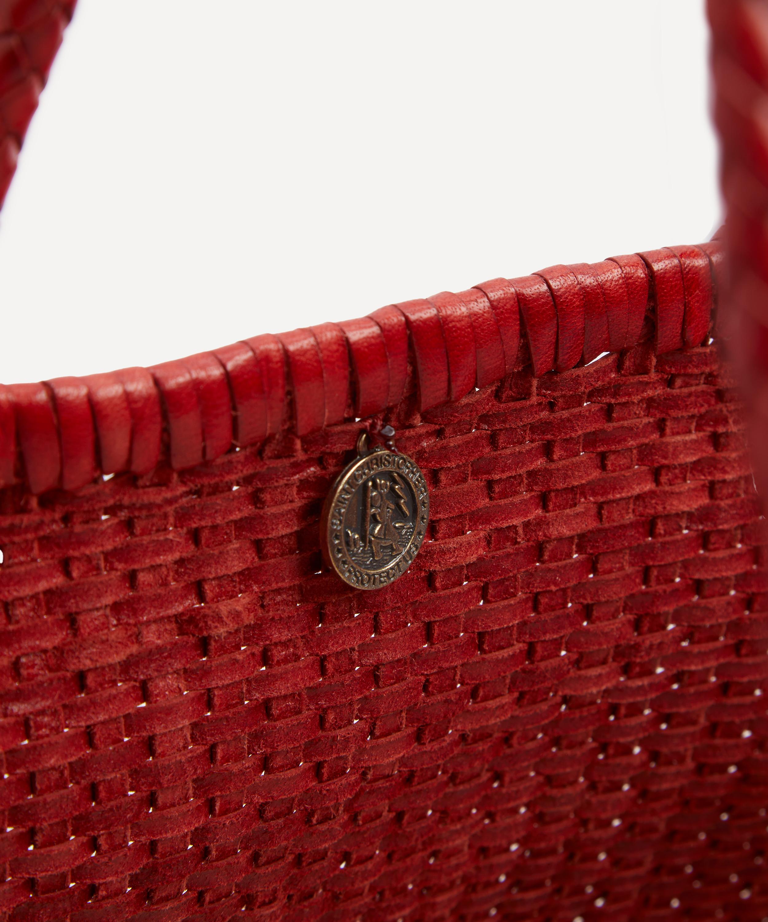 Dragon Diffusion - B Weave Big Woven Leather Tote Bag image number 4
