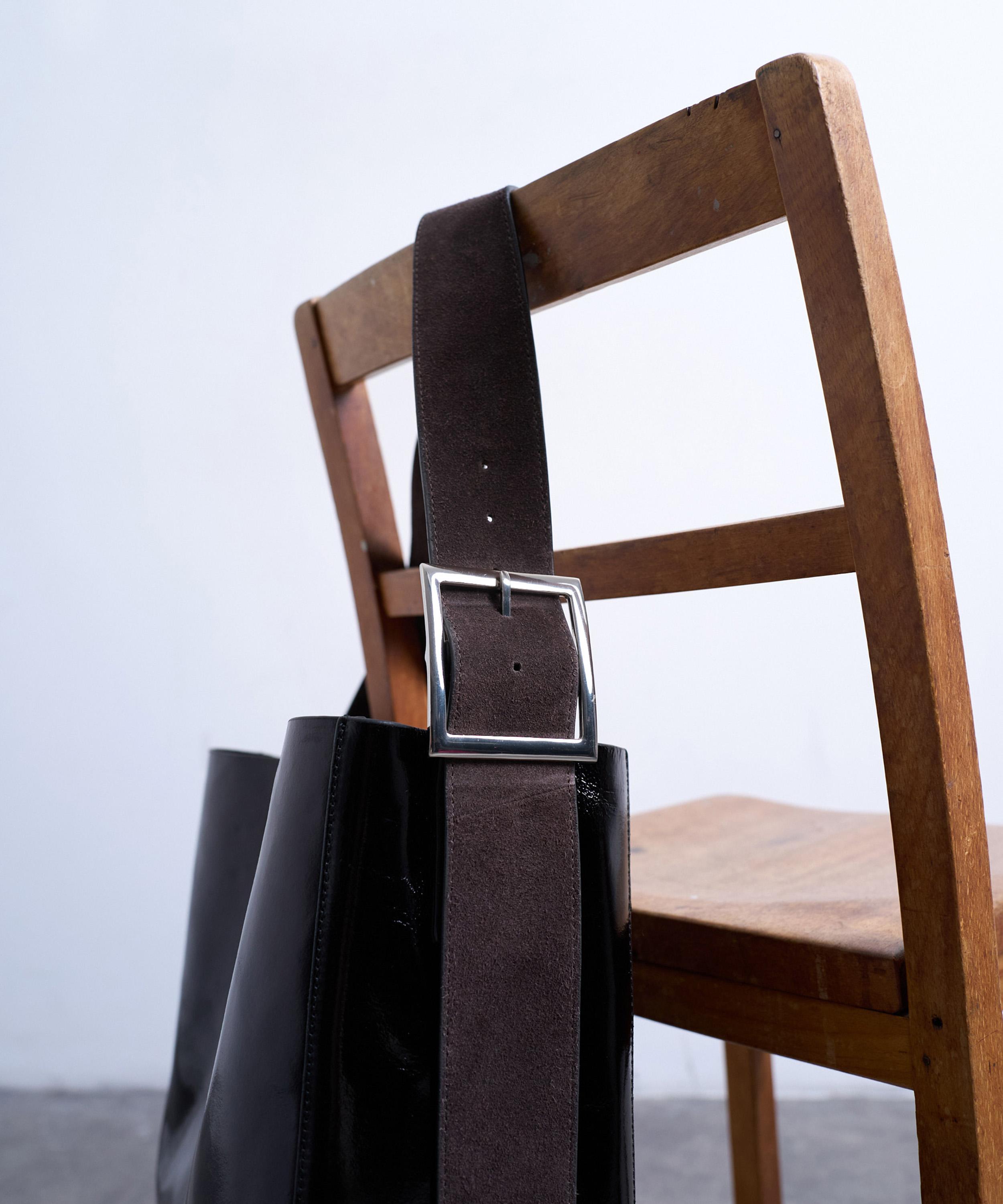 TOPSHOP - Black-Brown Tiana Leather Tote Bag image number 1