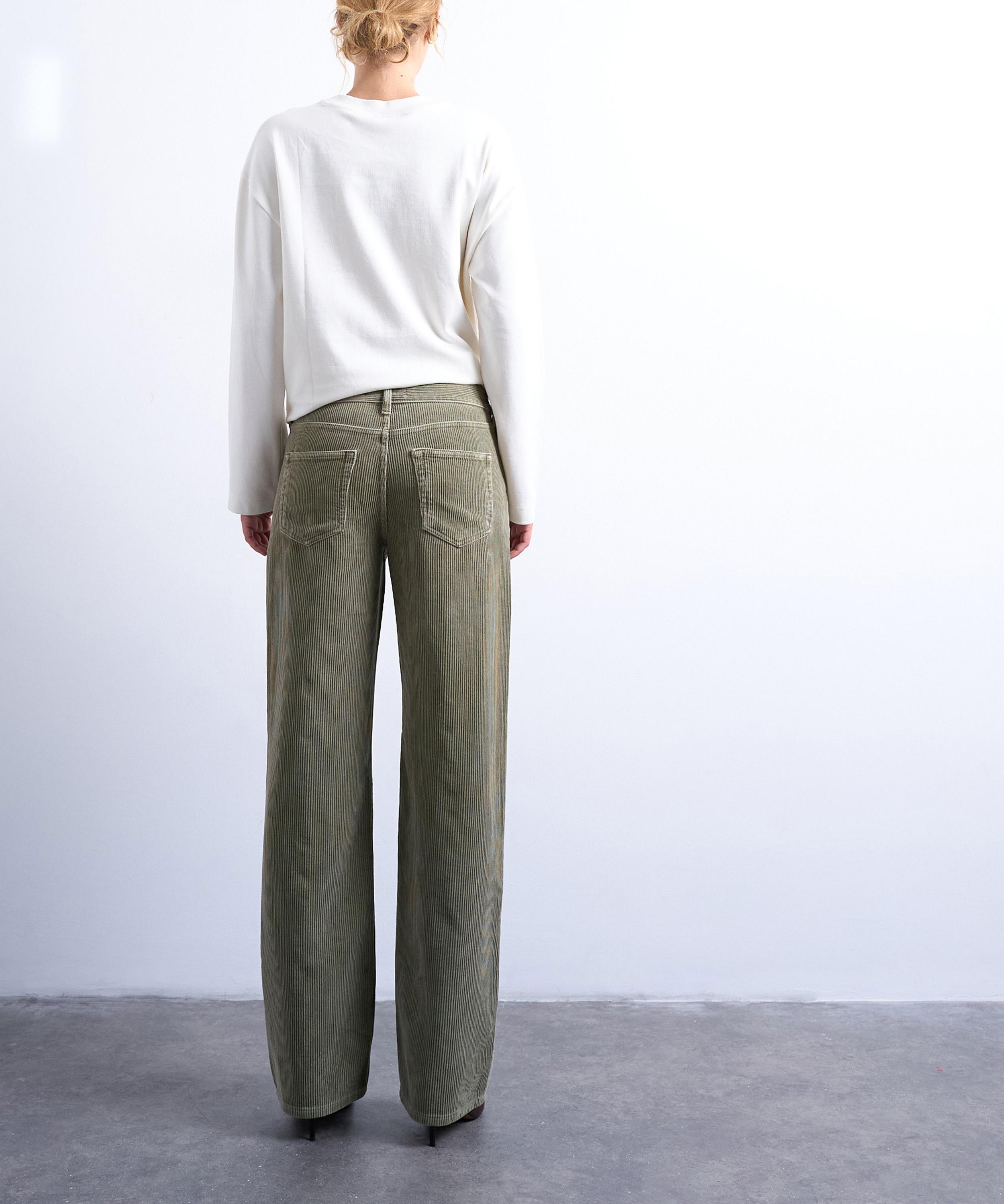 TOPSHOP - Sage Ember Low Rise Cord Jeans image number 4