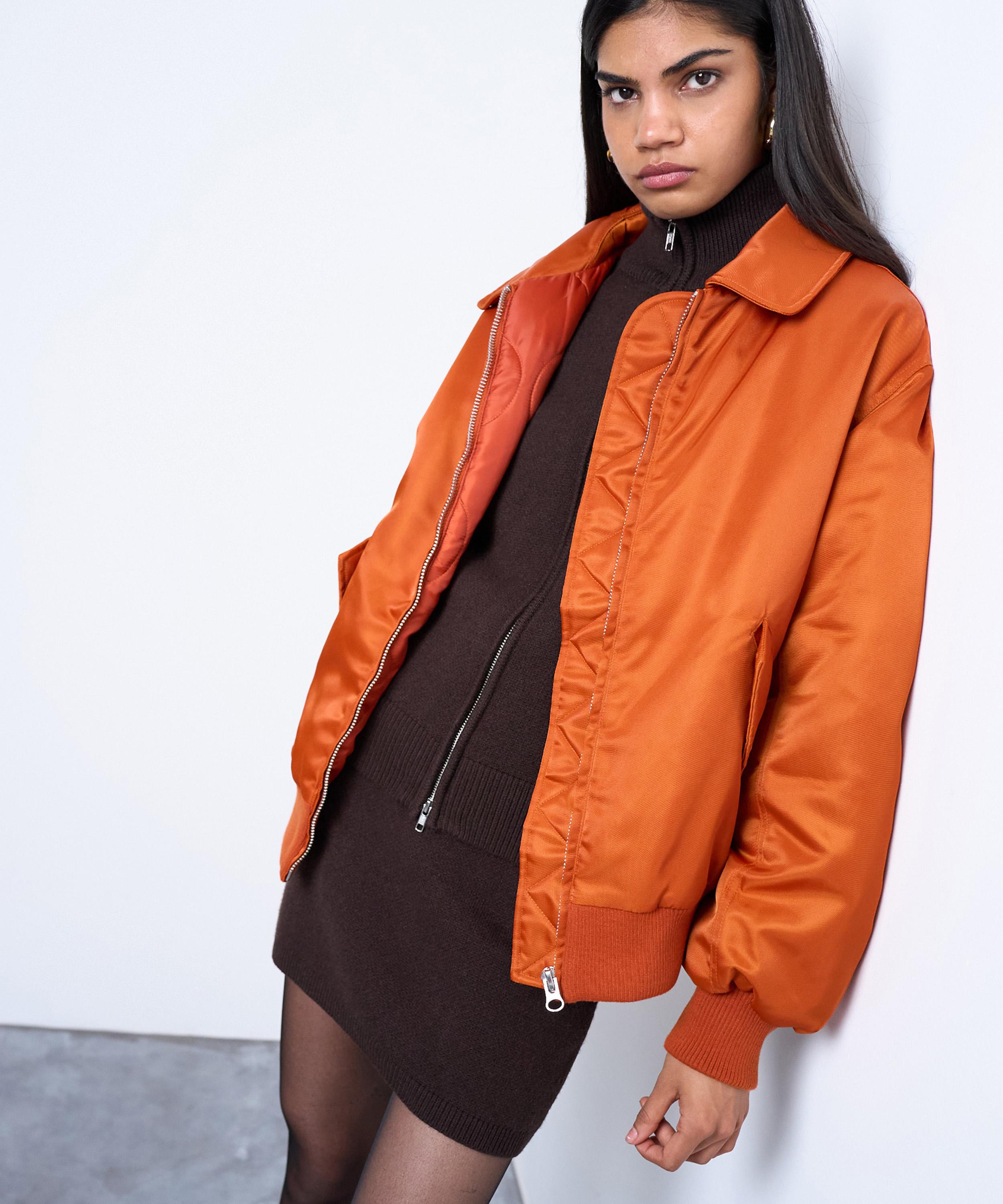 TOPSHOP - Nylon Bomber Jacket