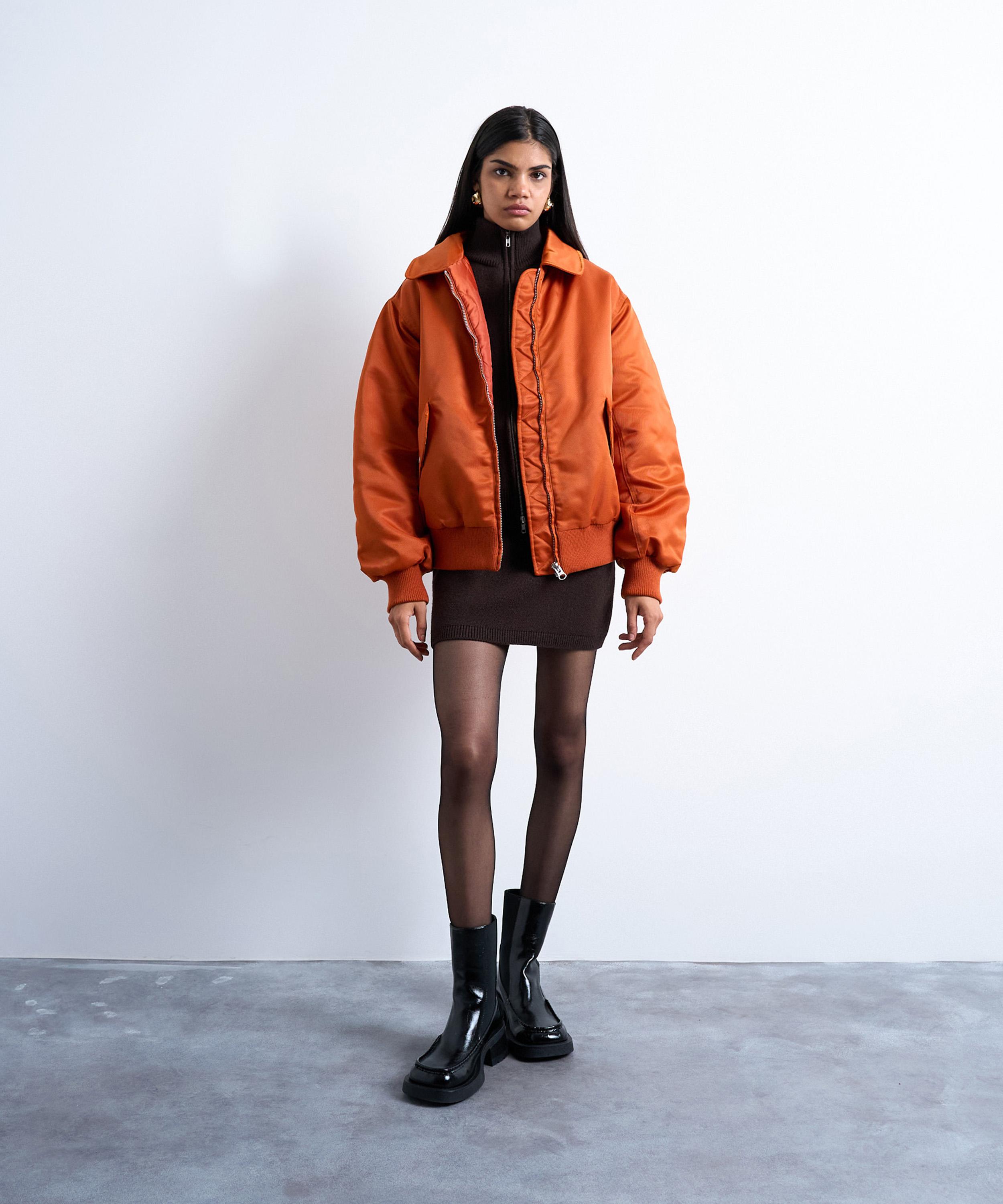 TOPSHOP - Nylon Bomber Jacket image number 1