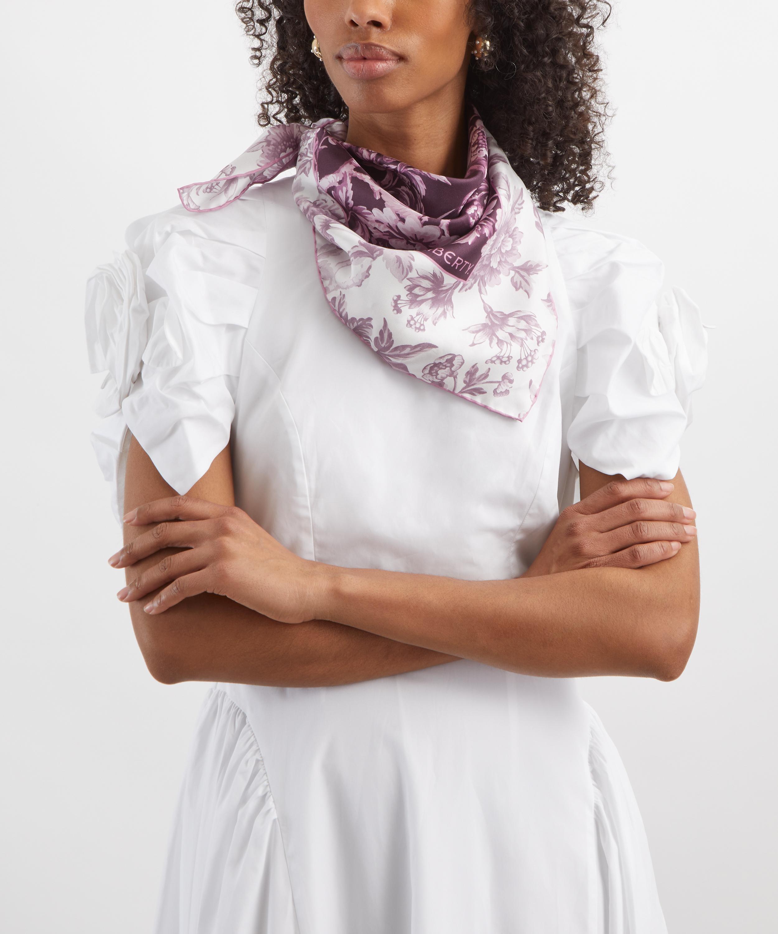 Liberty - Bridgerton Regency Trail Silk Scarf 70 image number 1