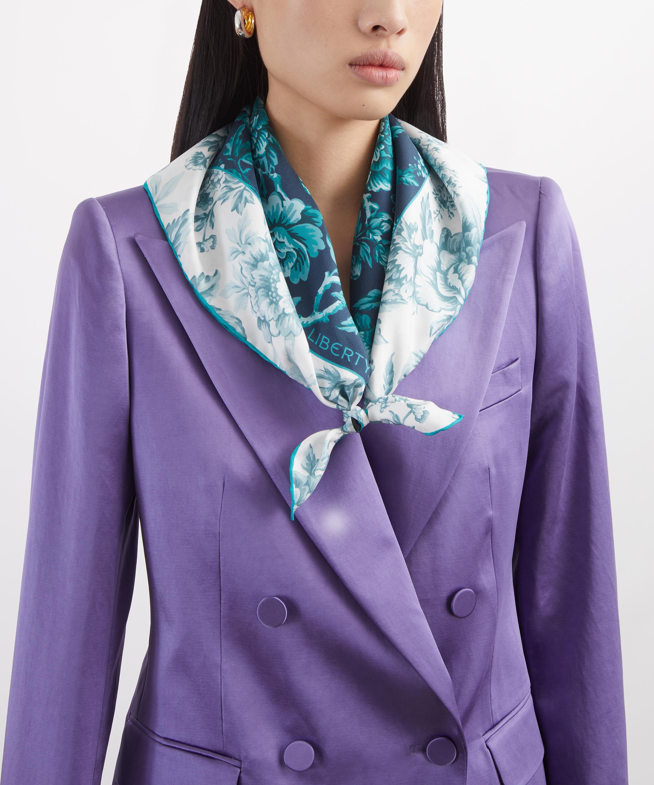 Liberty - Bridgerton Regency Trail Silk Scarf 70 image number 1