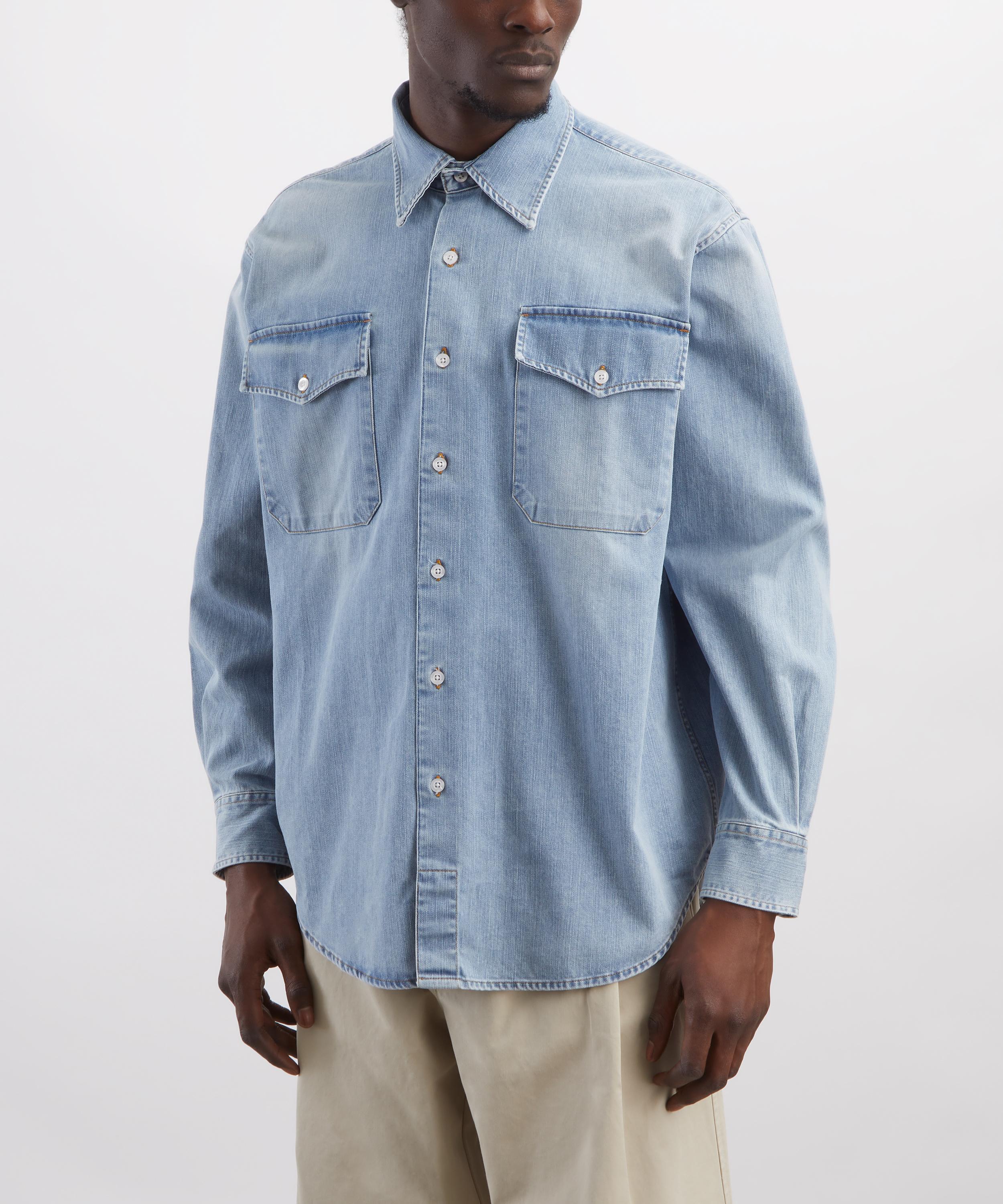 Carter Young - Washed Denim Utility Hugo Shirt image number 2