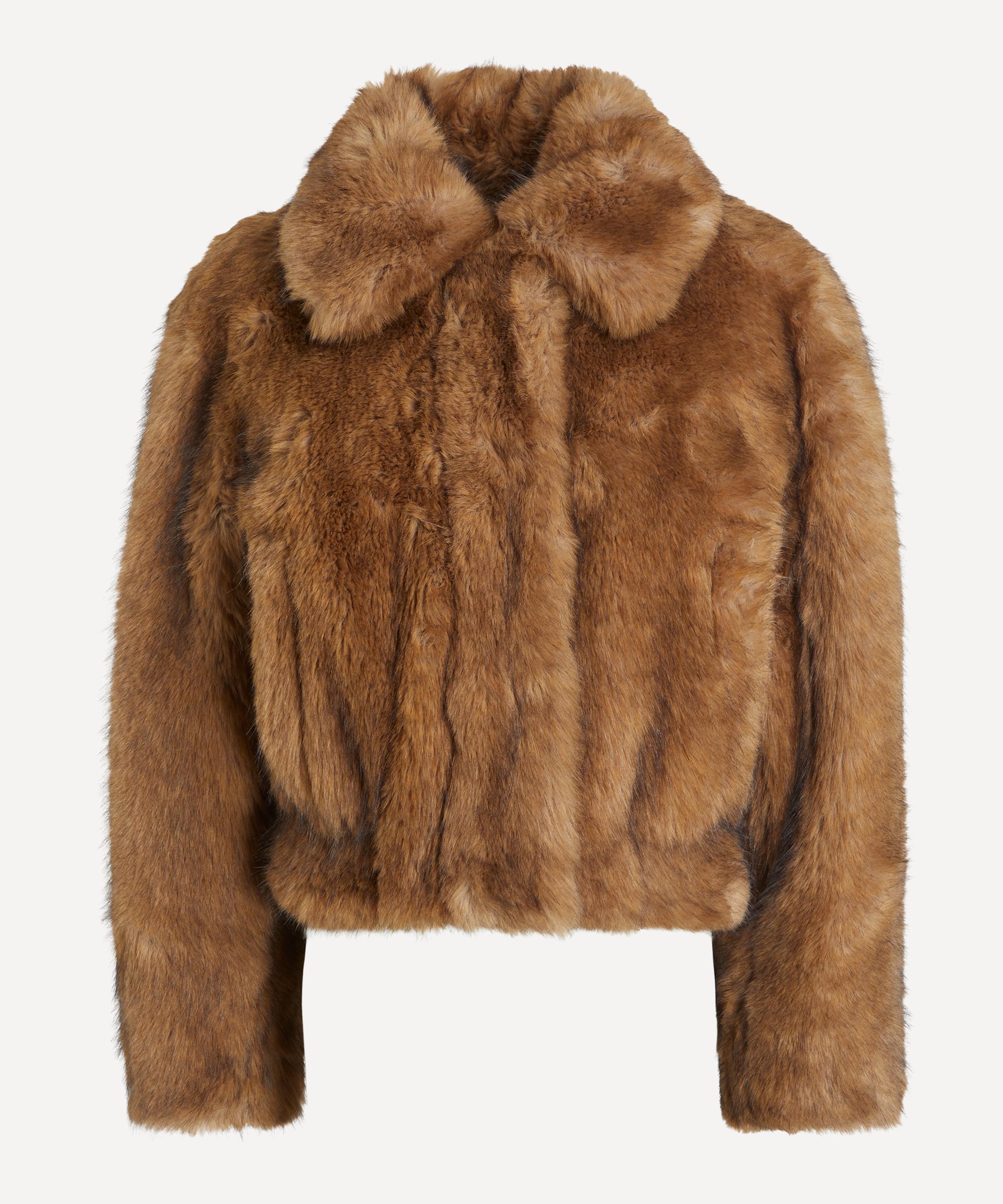 STAND STUDIO - Lena Short Faux-Fur Jacket image number 0