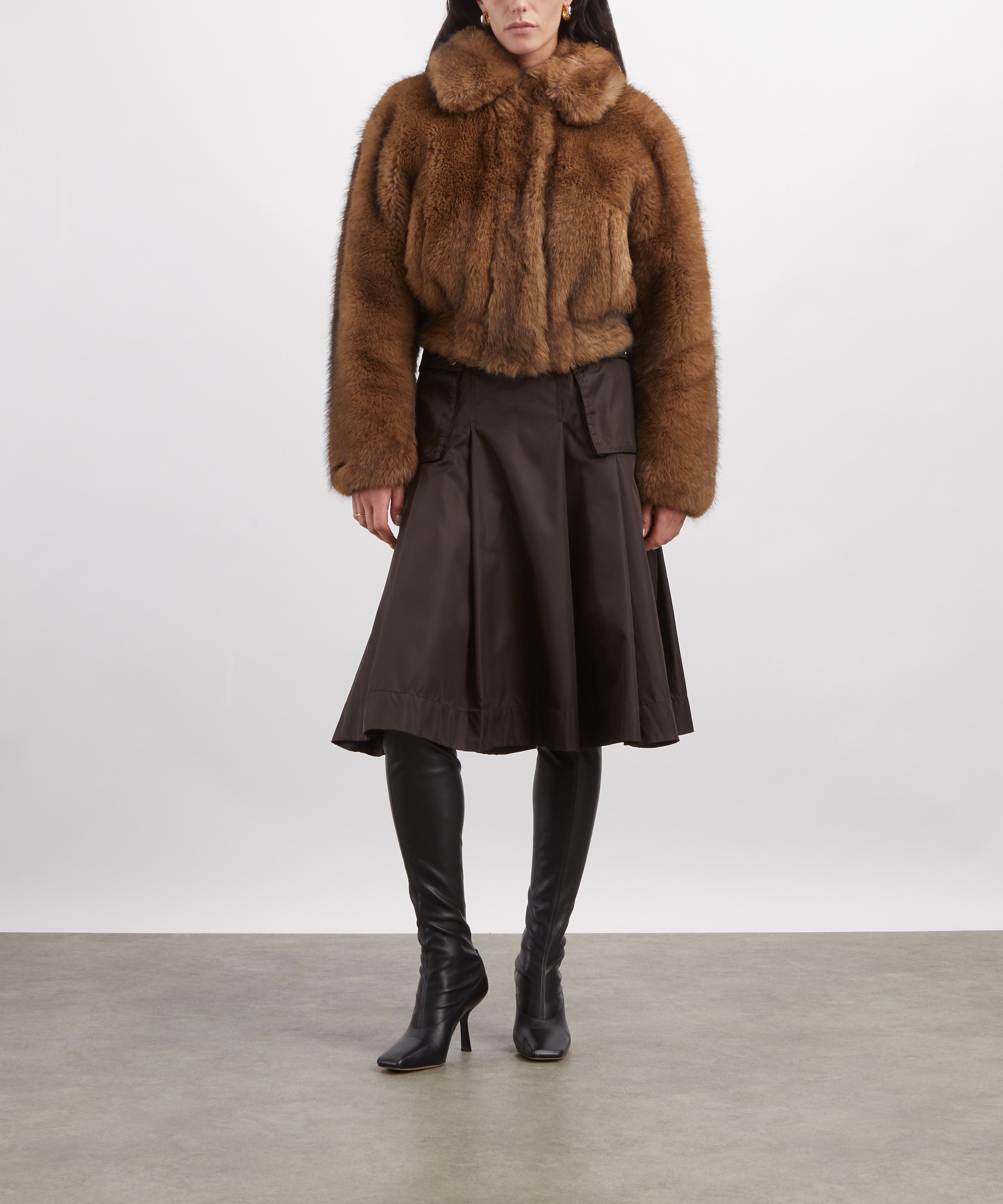 STAND STUDIO - Lena Short Faux-Fur Jacket image number 1