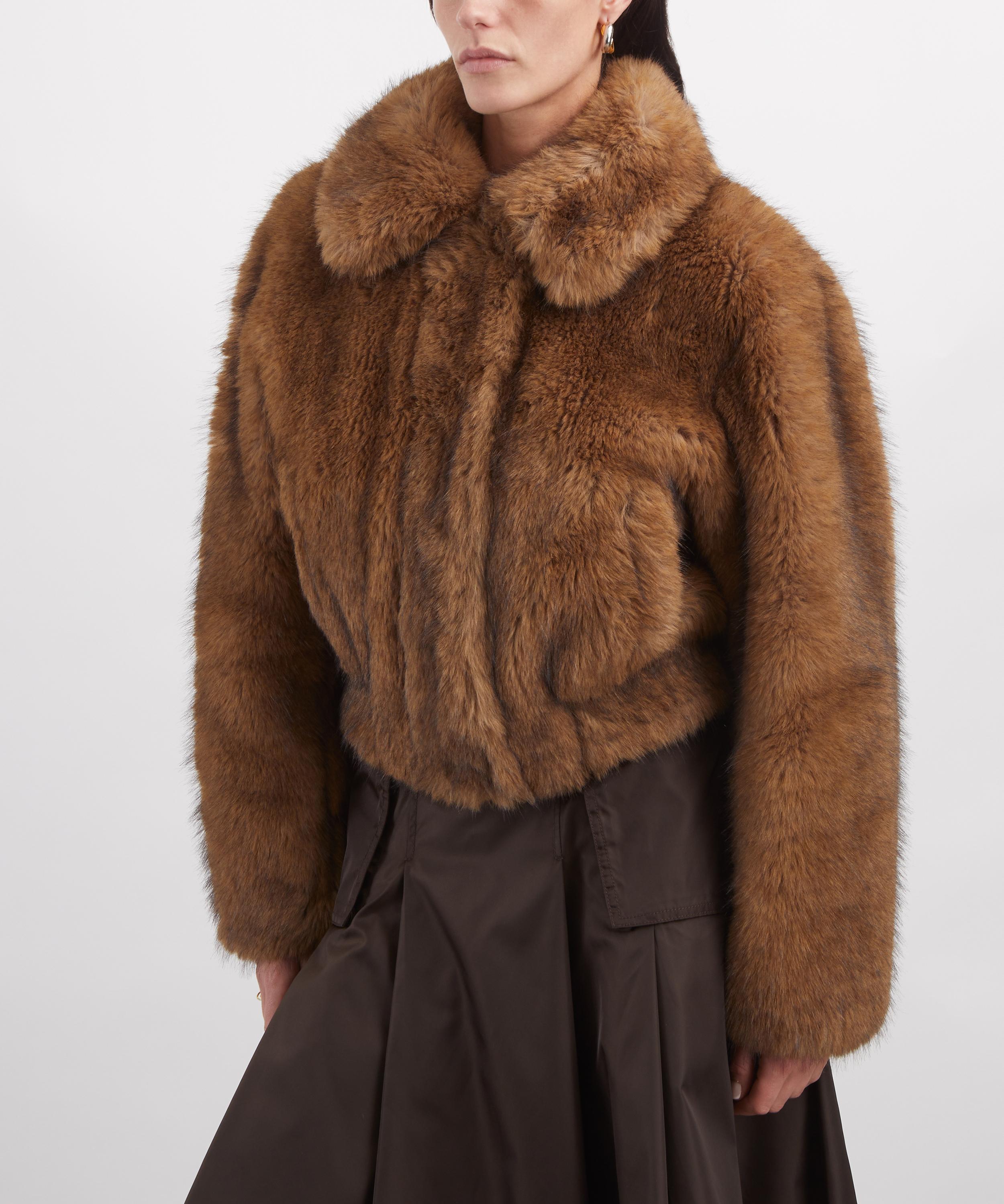 STAND STUDIO - Lena Short Faux-Fur Jacket image number 2