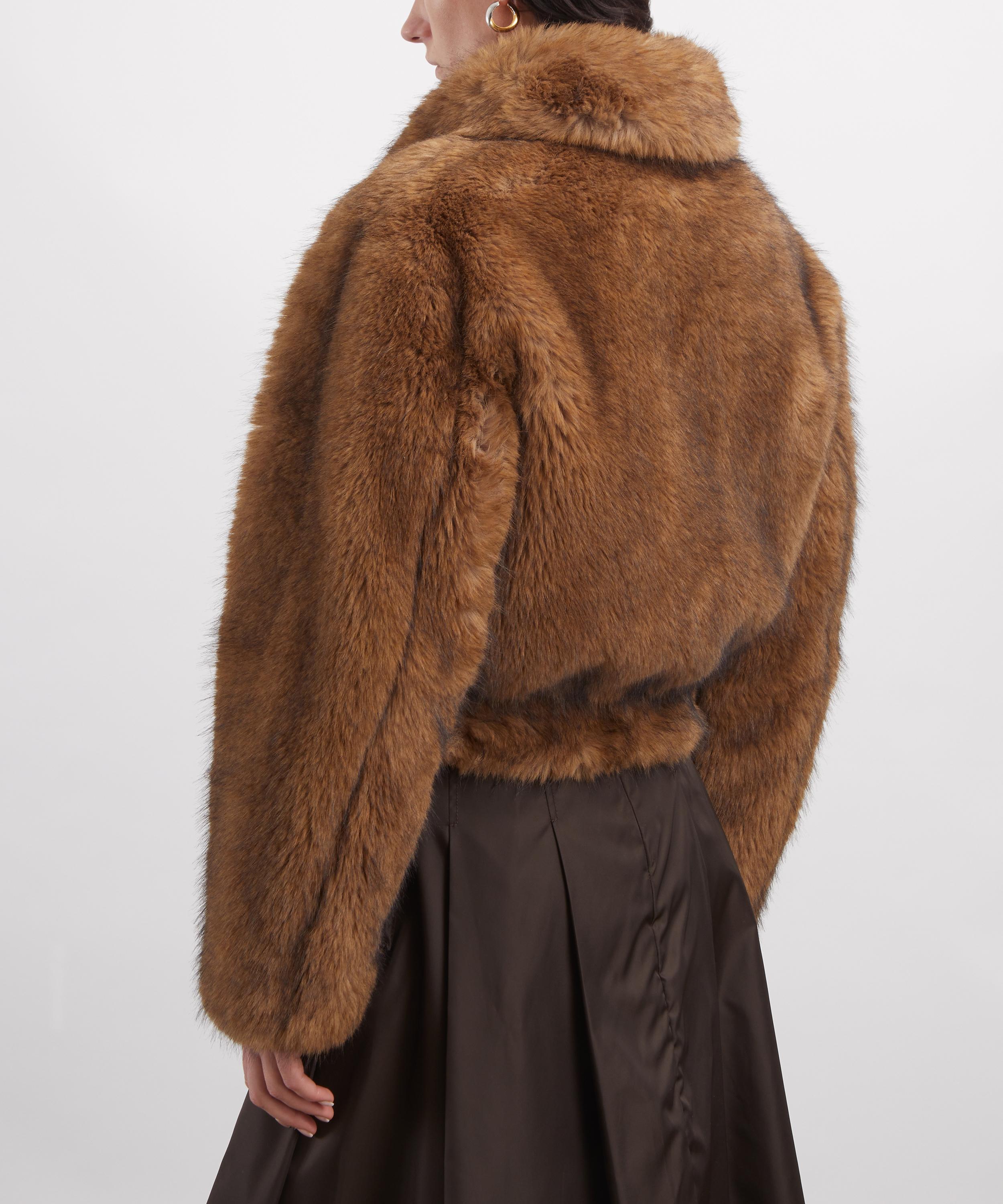STAND STUDIO - Lena Short Faux-Fur Jacket image number 3