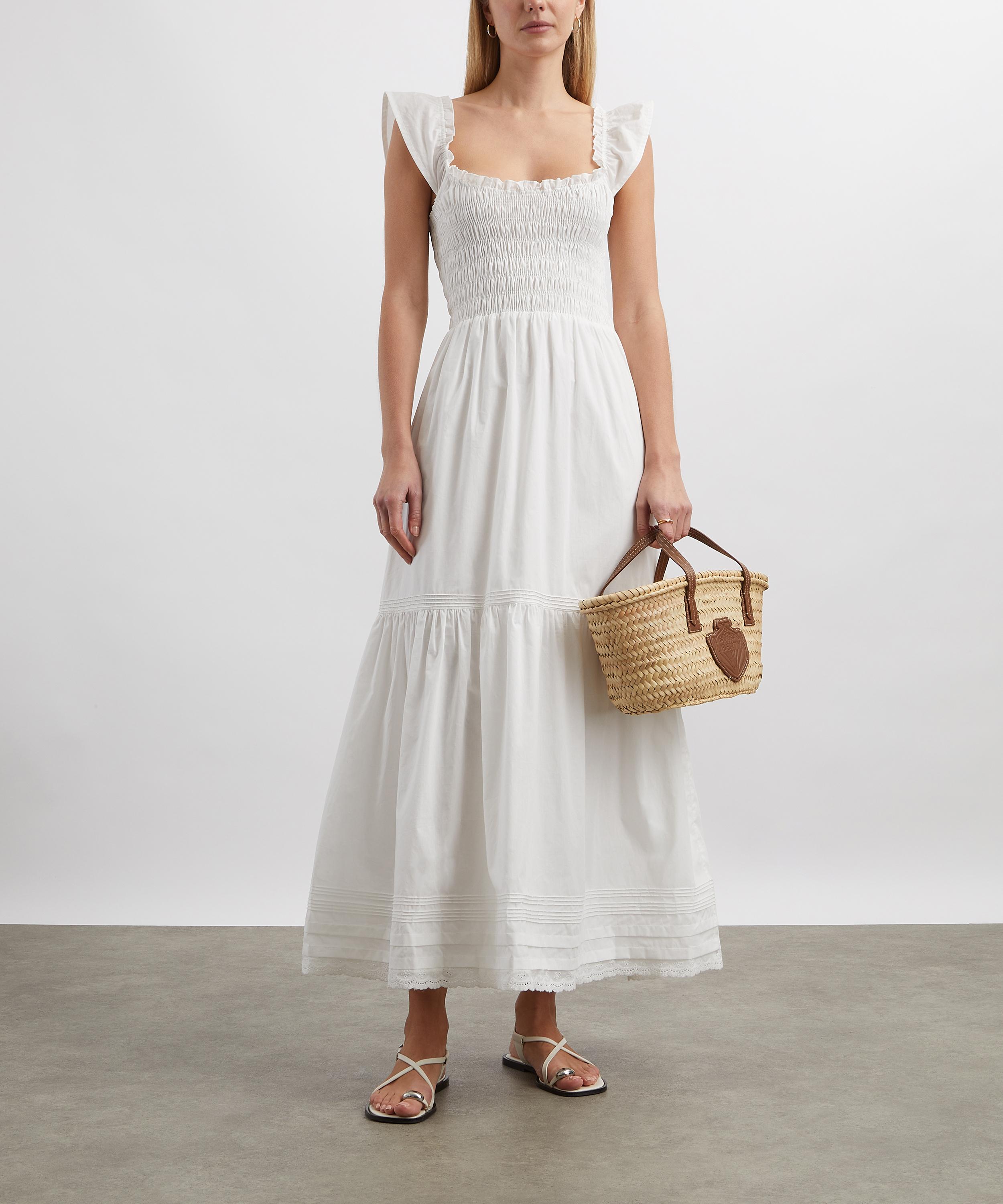 Faithfull The Brand - Valentina White Maxi Dress image number 1