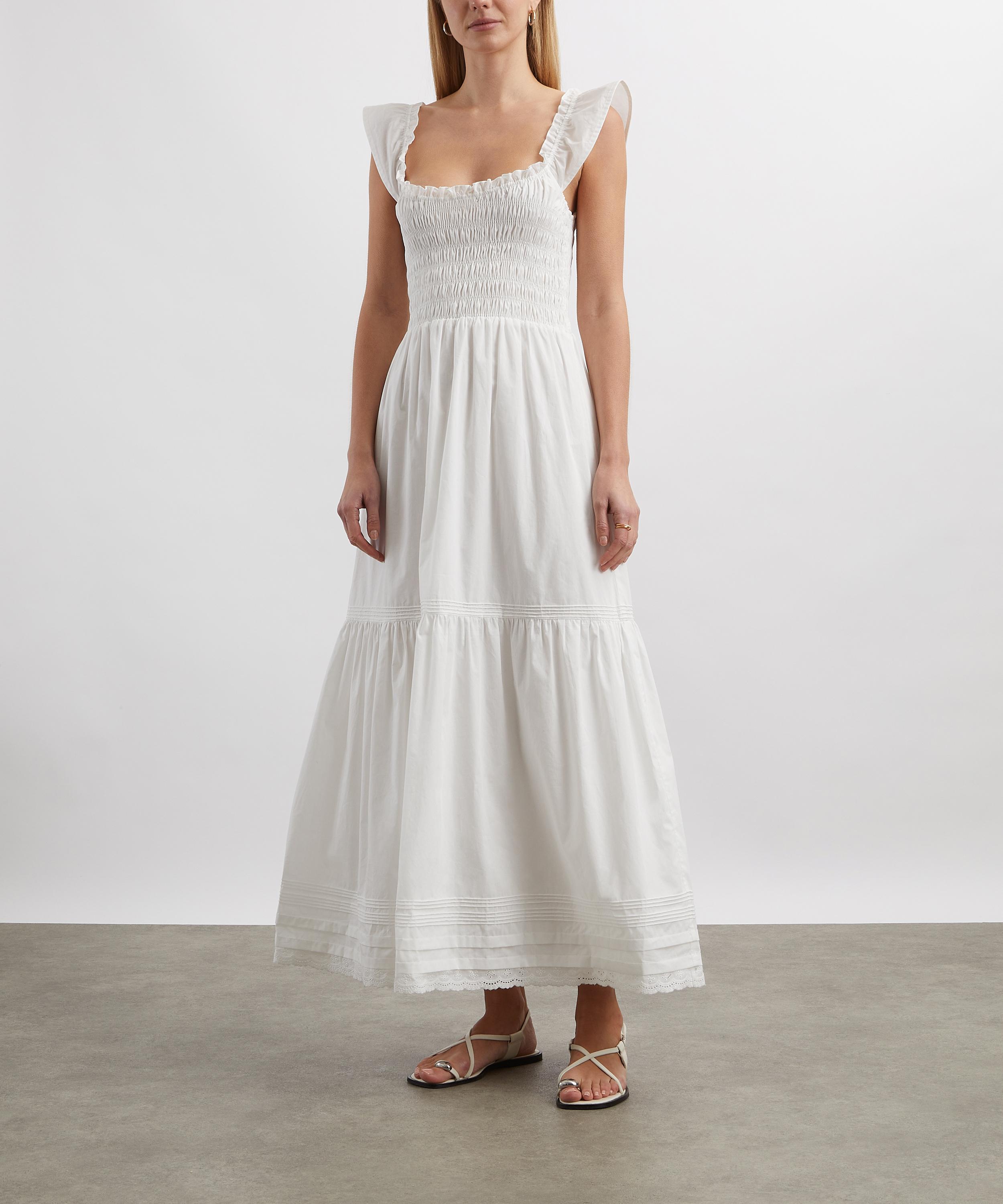 Faithfull The Brand - Valentina White Maxi Dress image number 2
