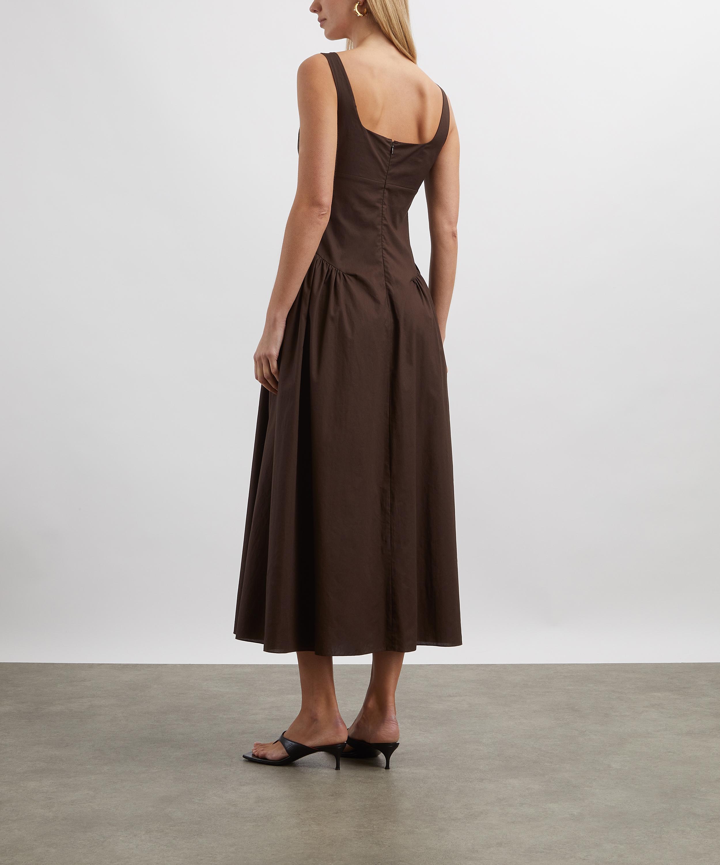 FAITHFULL - &nbsp;Marcella Espresso Midi Dress image number 3