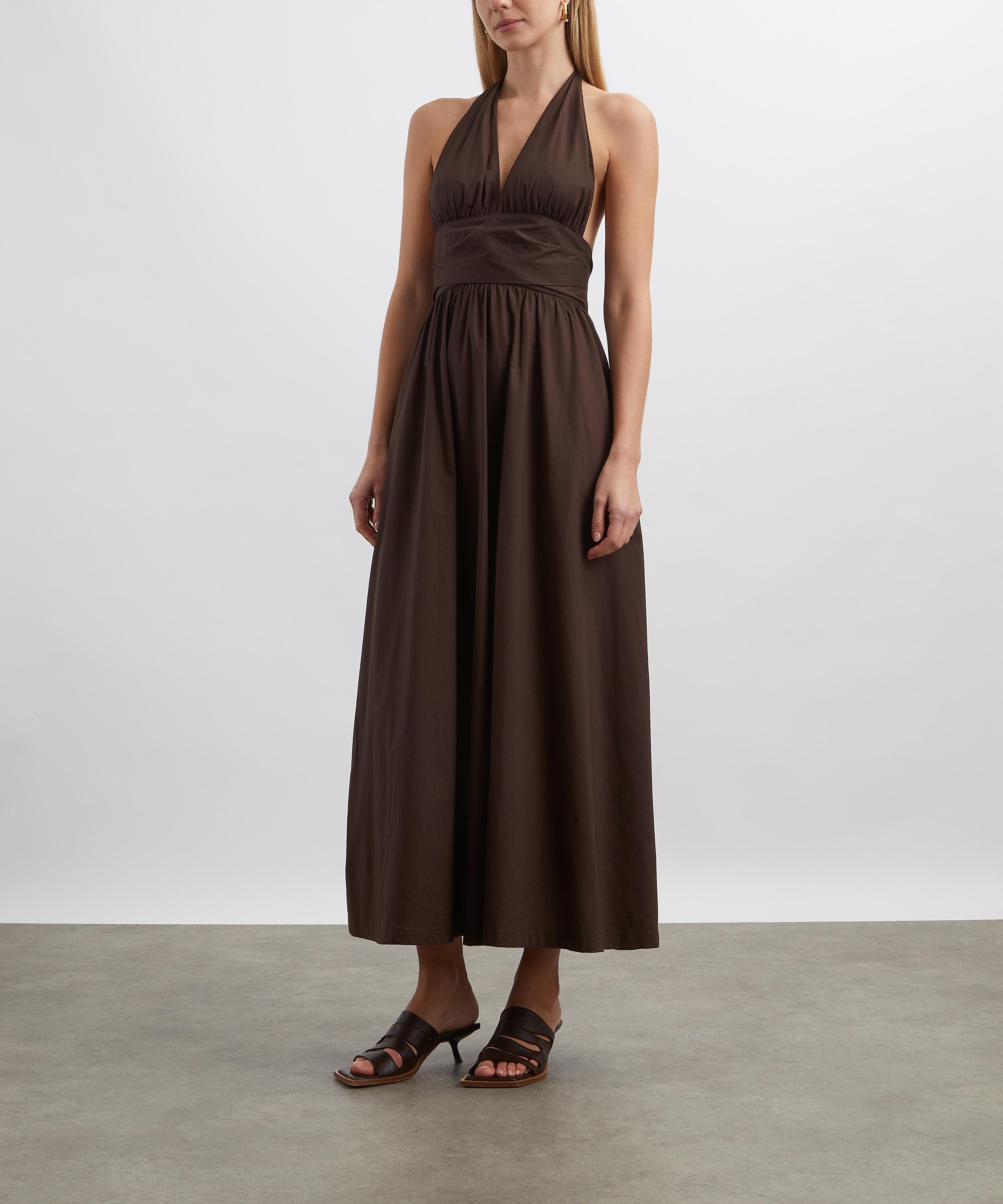 FAITHFULL - Lido Espresso Maxi Dress image number 2