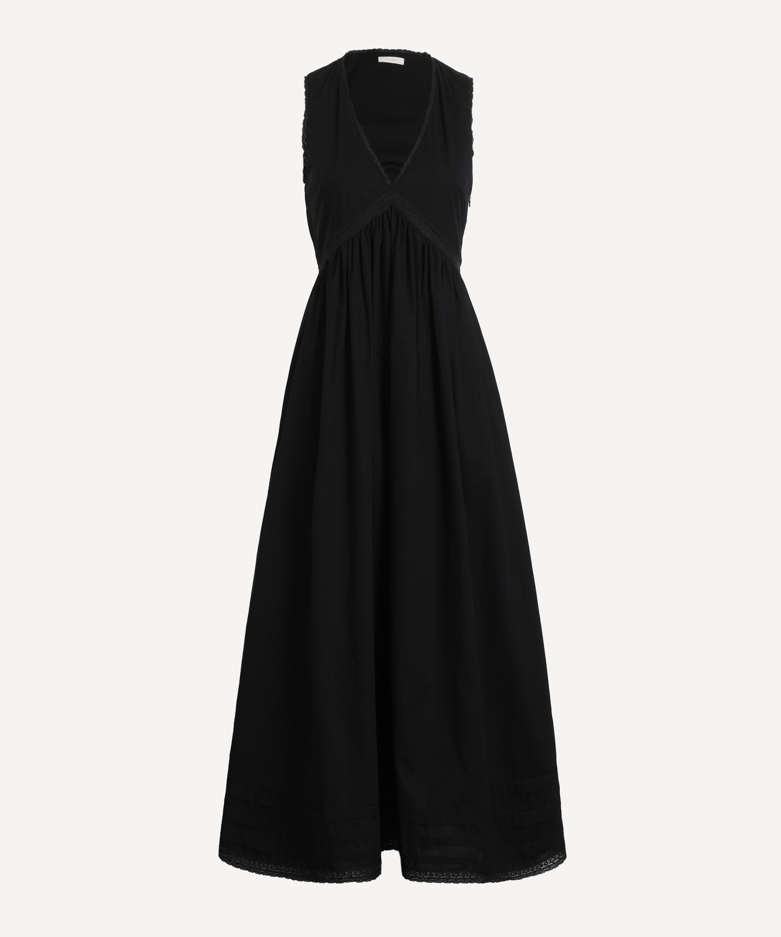 FAITHFULL - Black Fiora Midi Dress
