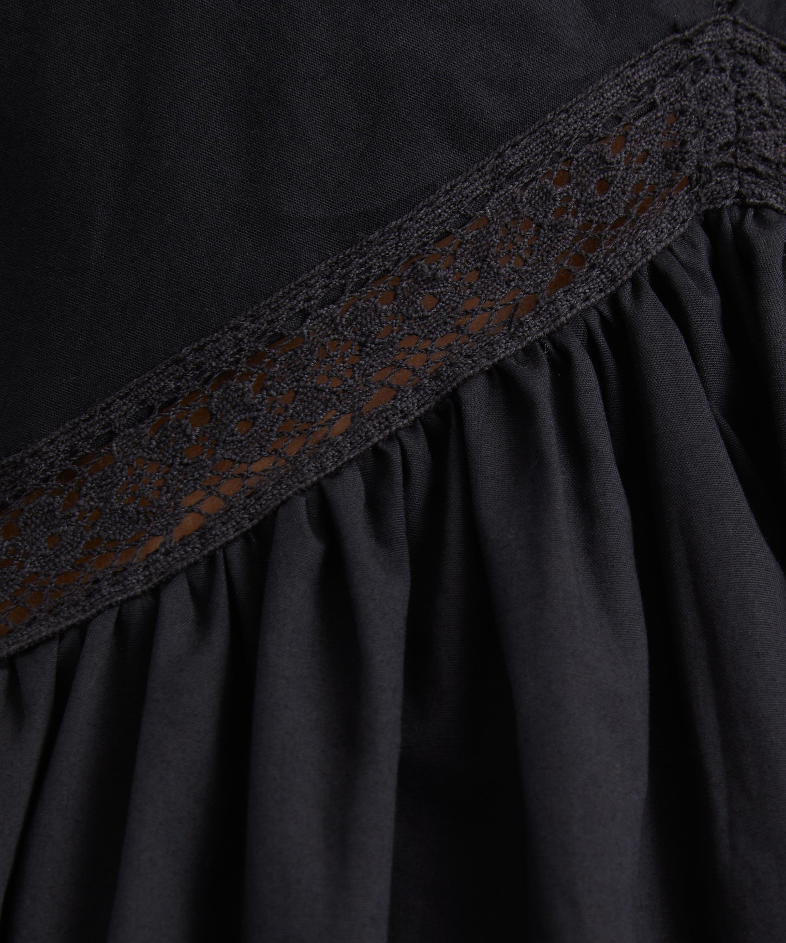 FAITHFULL - Black Fiora Midi Dress image number 4