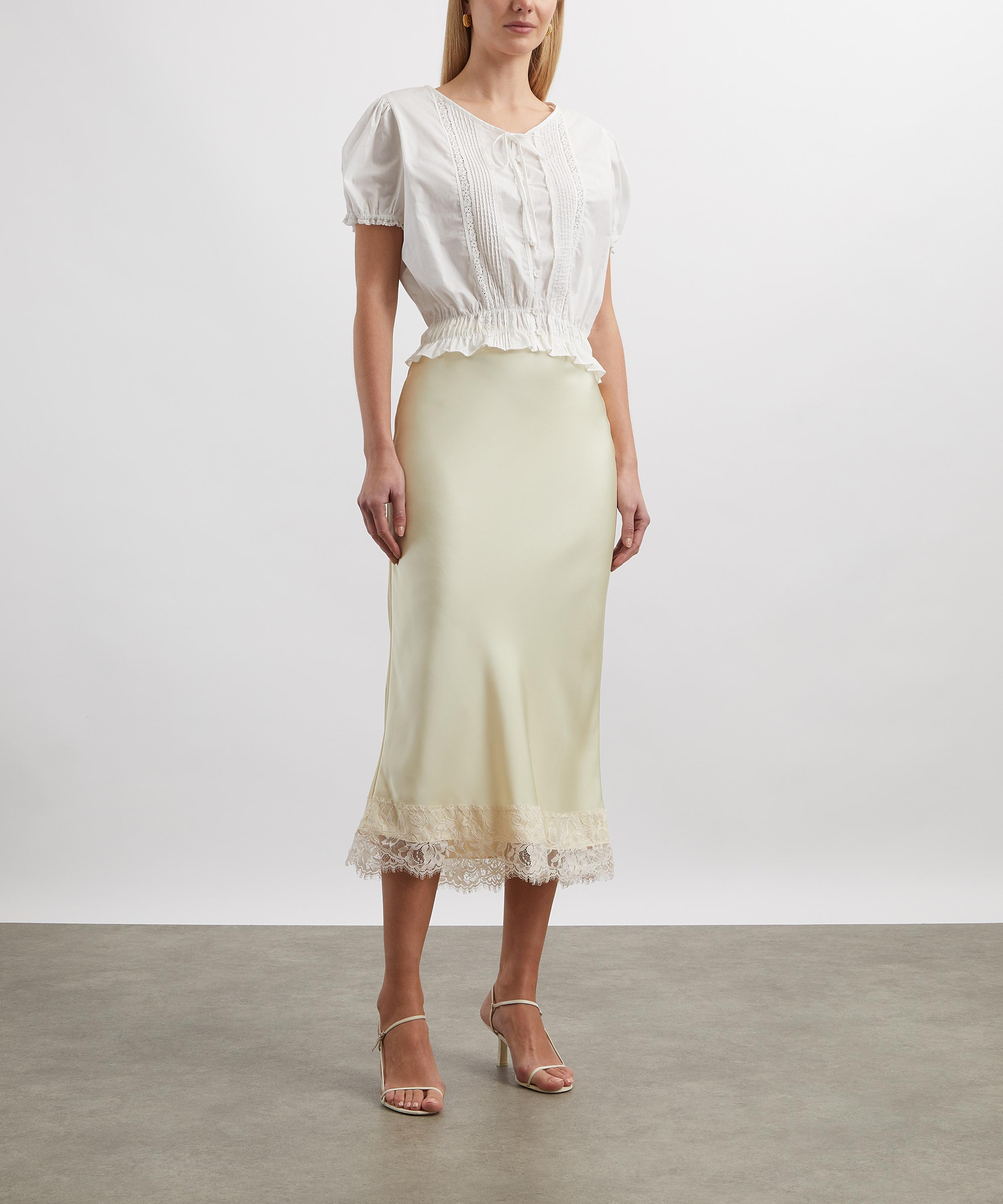 FAITHFULL - Cydney Lucia Lace Midi Skirt image number 1