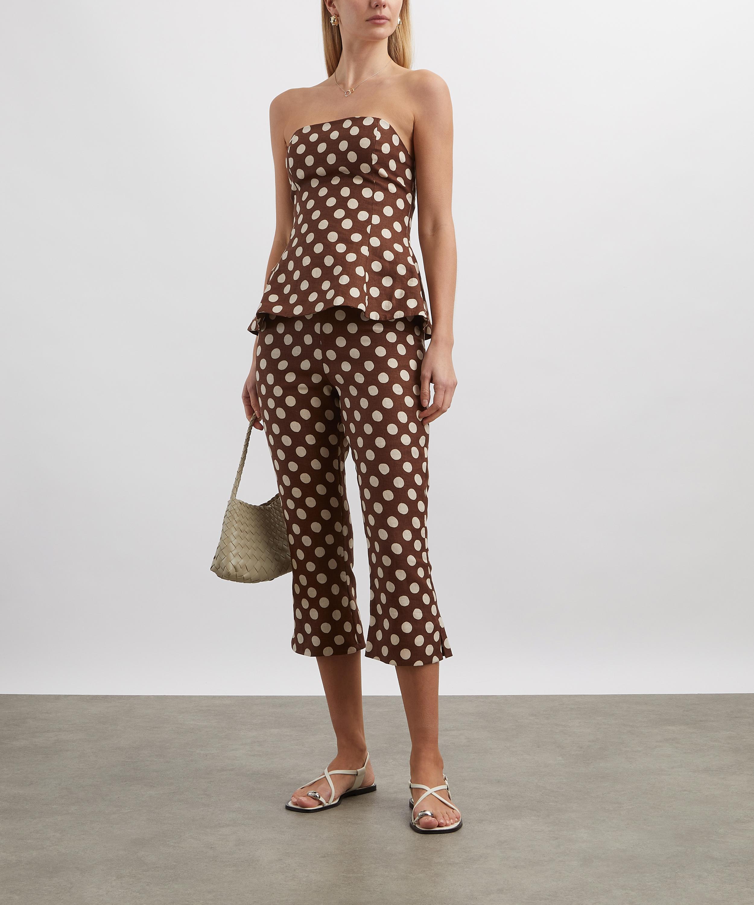 Faithfull The Brand - Petro Chocolate Dot Top image number 1