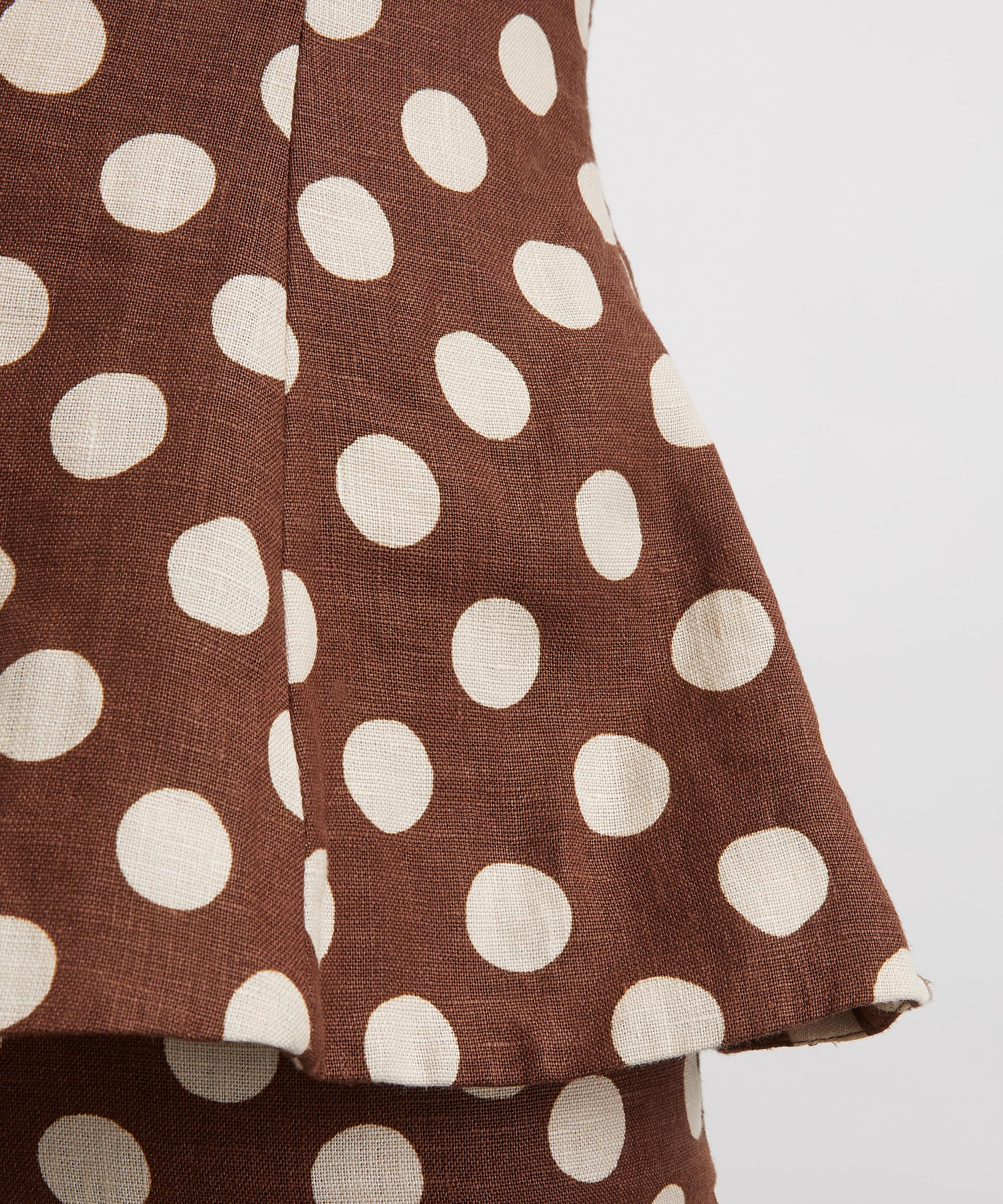 Faithfull The Brand - Petro Chocolate Dot Top image number 4