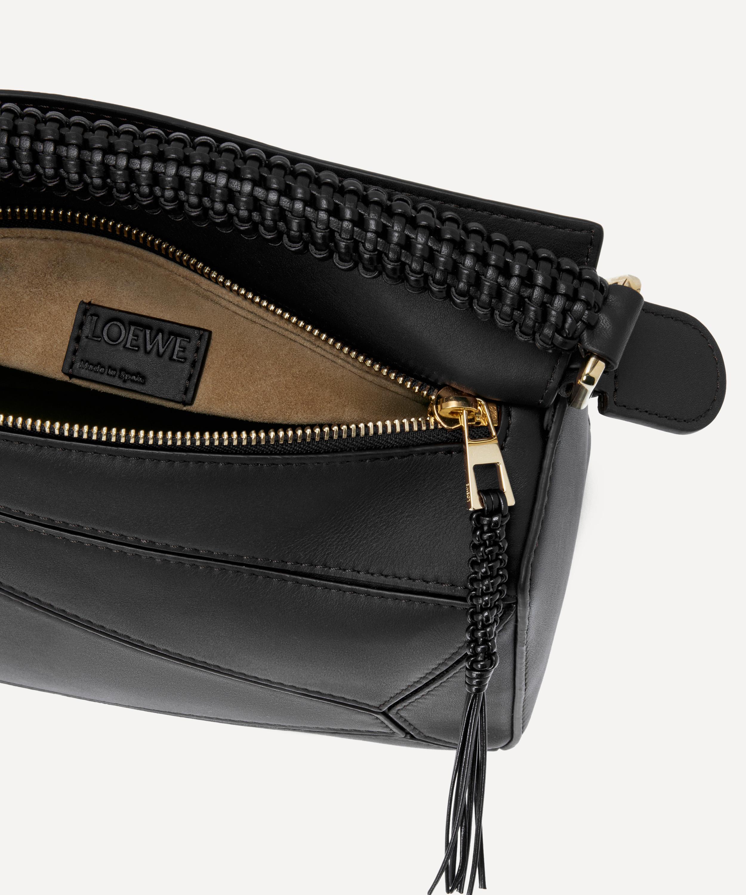 Loewe - Small Woven Puzzle Shoulder Bag image number 4