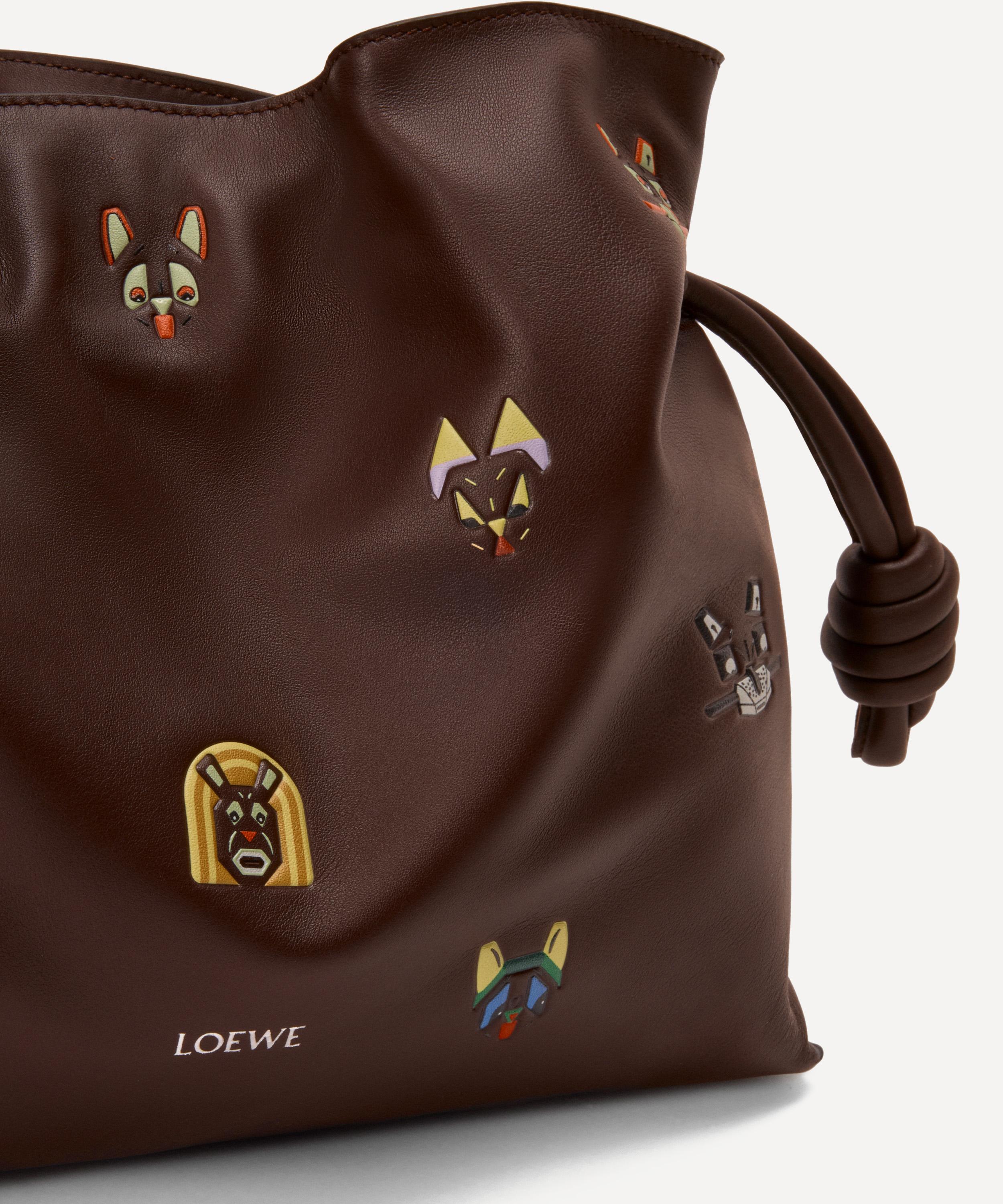 Loewe - Cats Medium Flamenco Clutch Bag image number 6