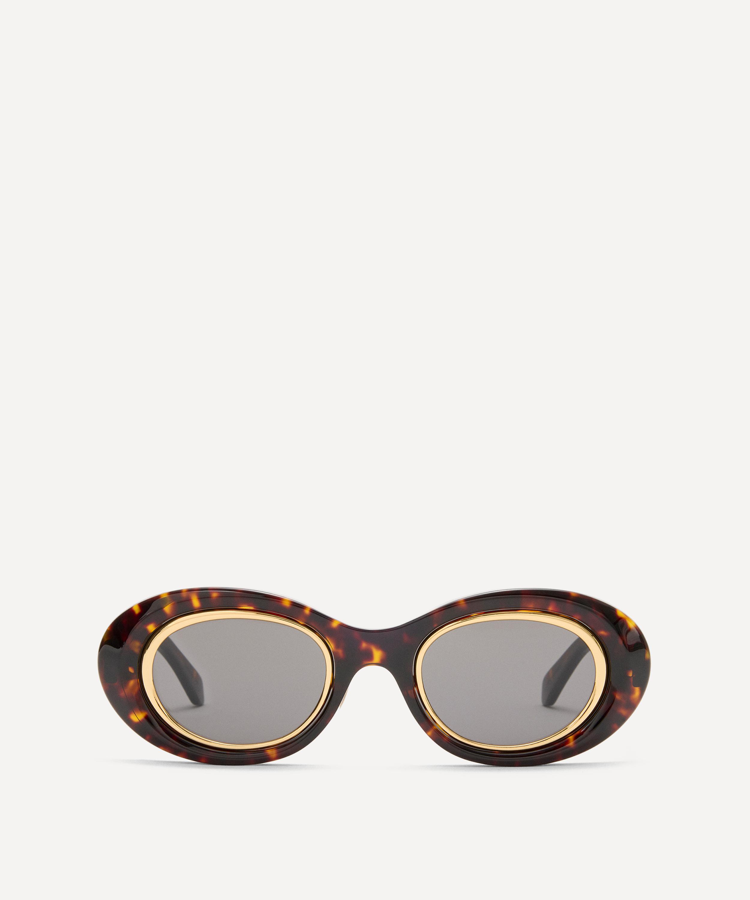 Loewe - Mini Anagram Oval Sunglasses