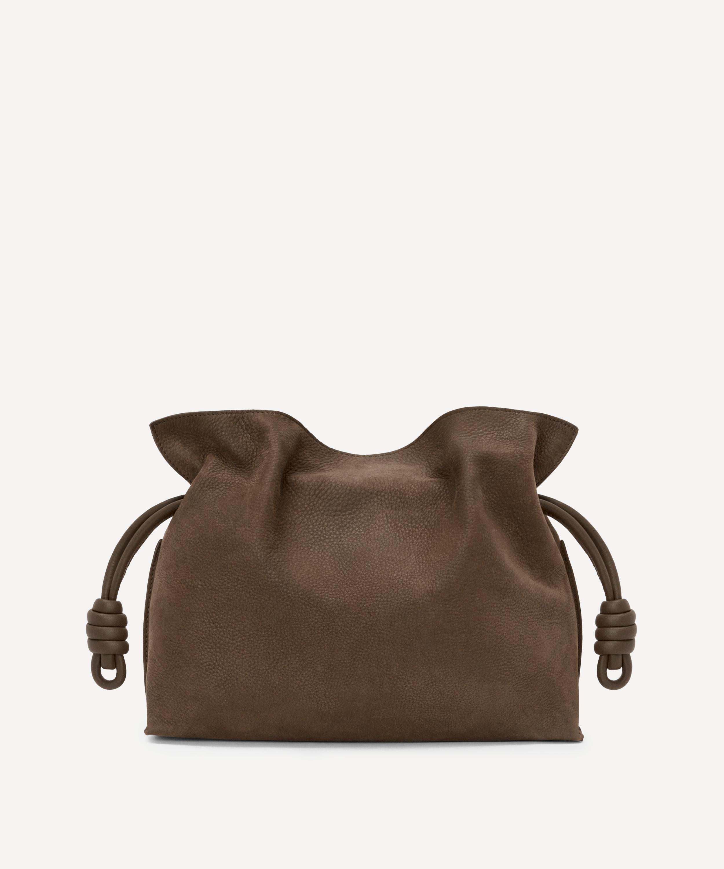 Loewe - Medium Flamenco Grained Nubuck Clutch Bag