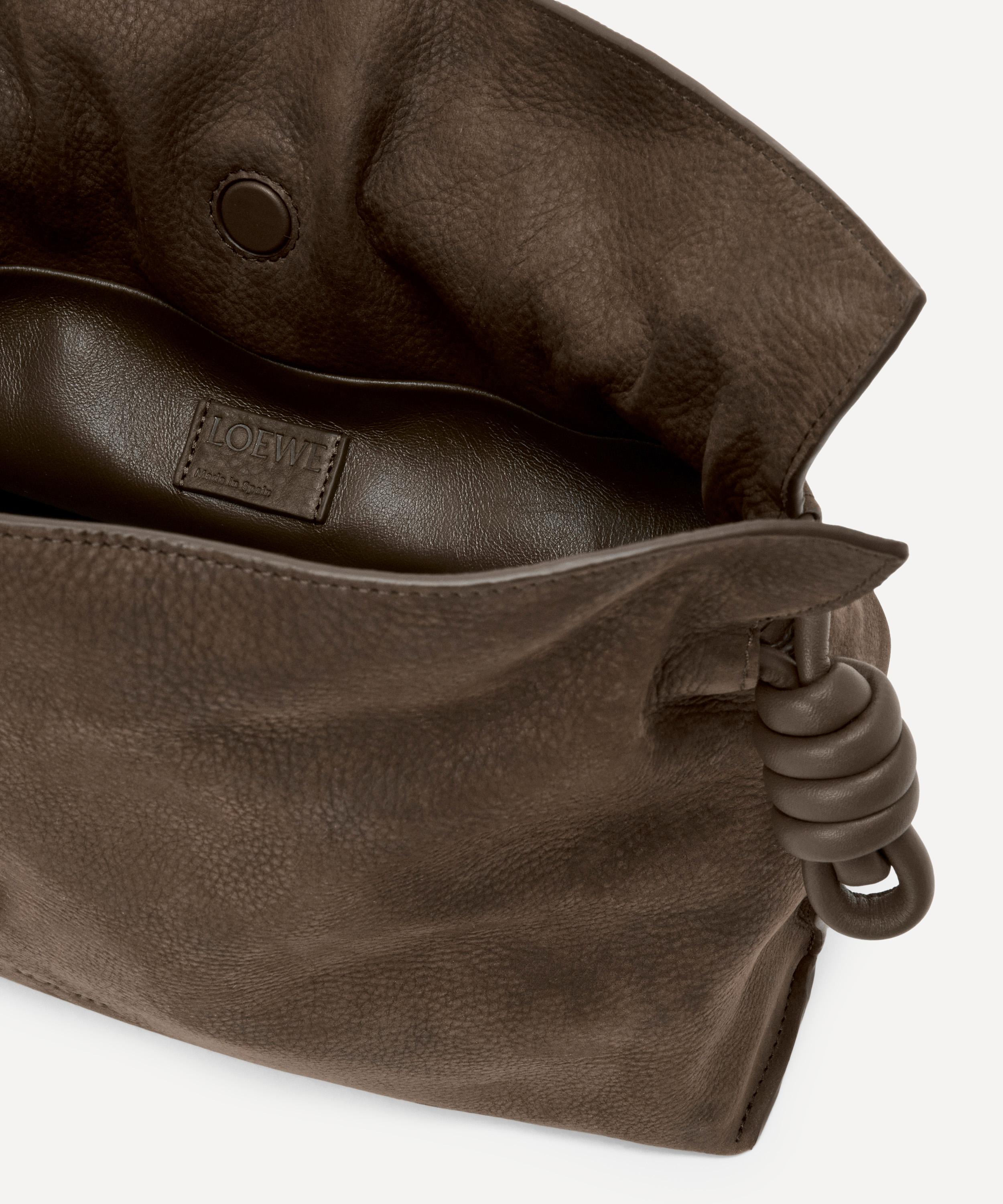 Loewe - Medium Flamenco Grained Nubuck Clutch Bag image number 2