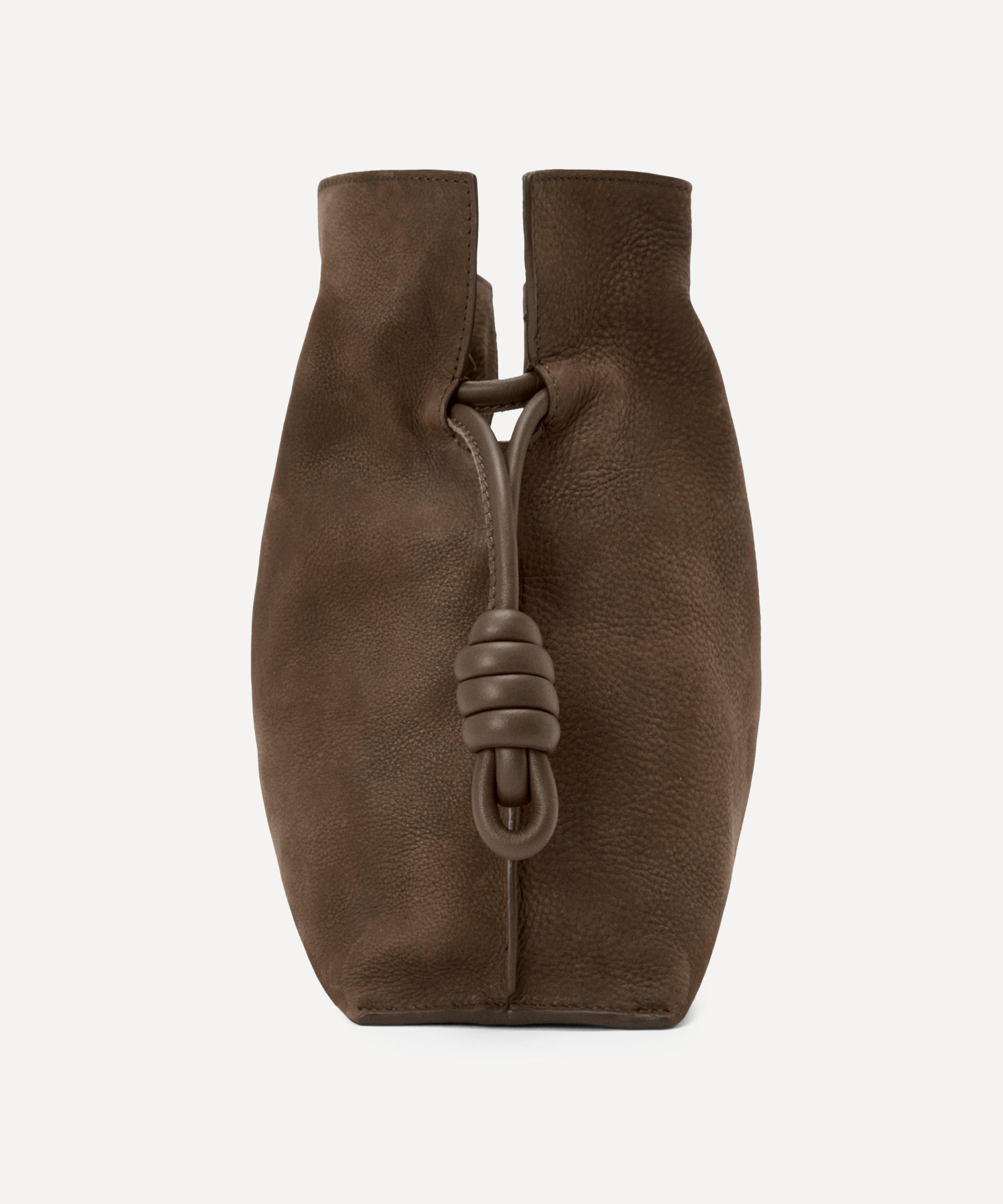 Loewe - Medium Flamenco Grained Nubuck Clutch Bag image number 4