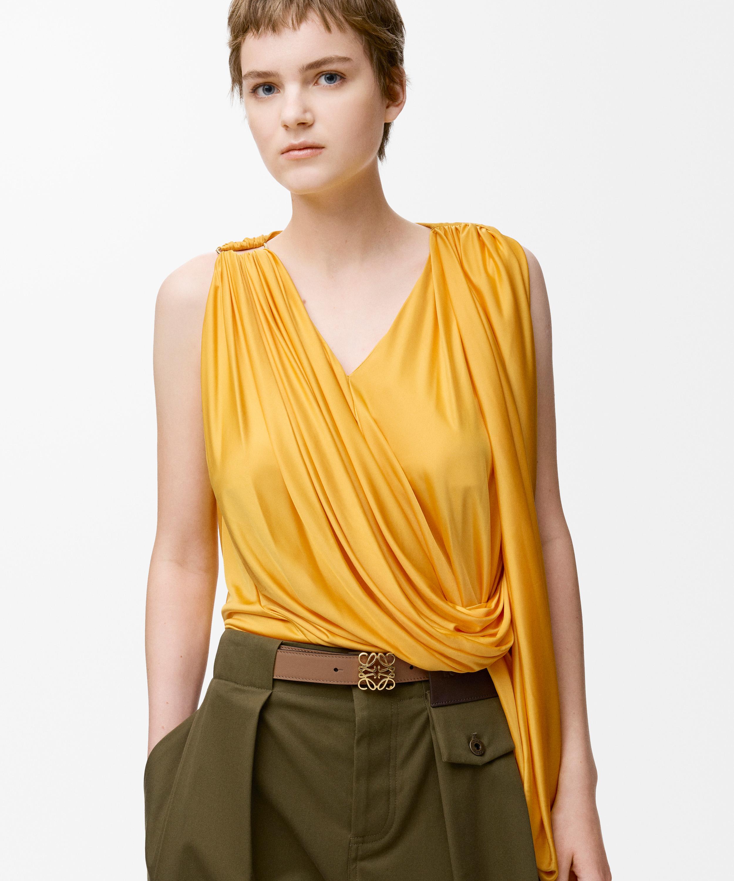 Loewe - Reversible Anagram Bomb&eacute; Leather Belt image number 1