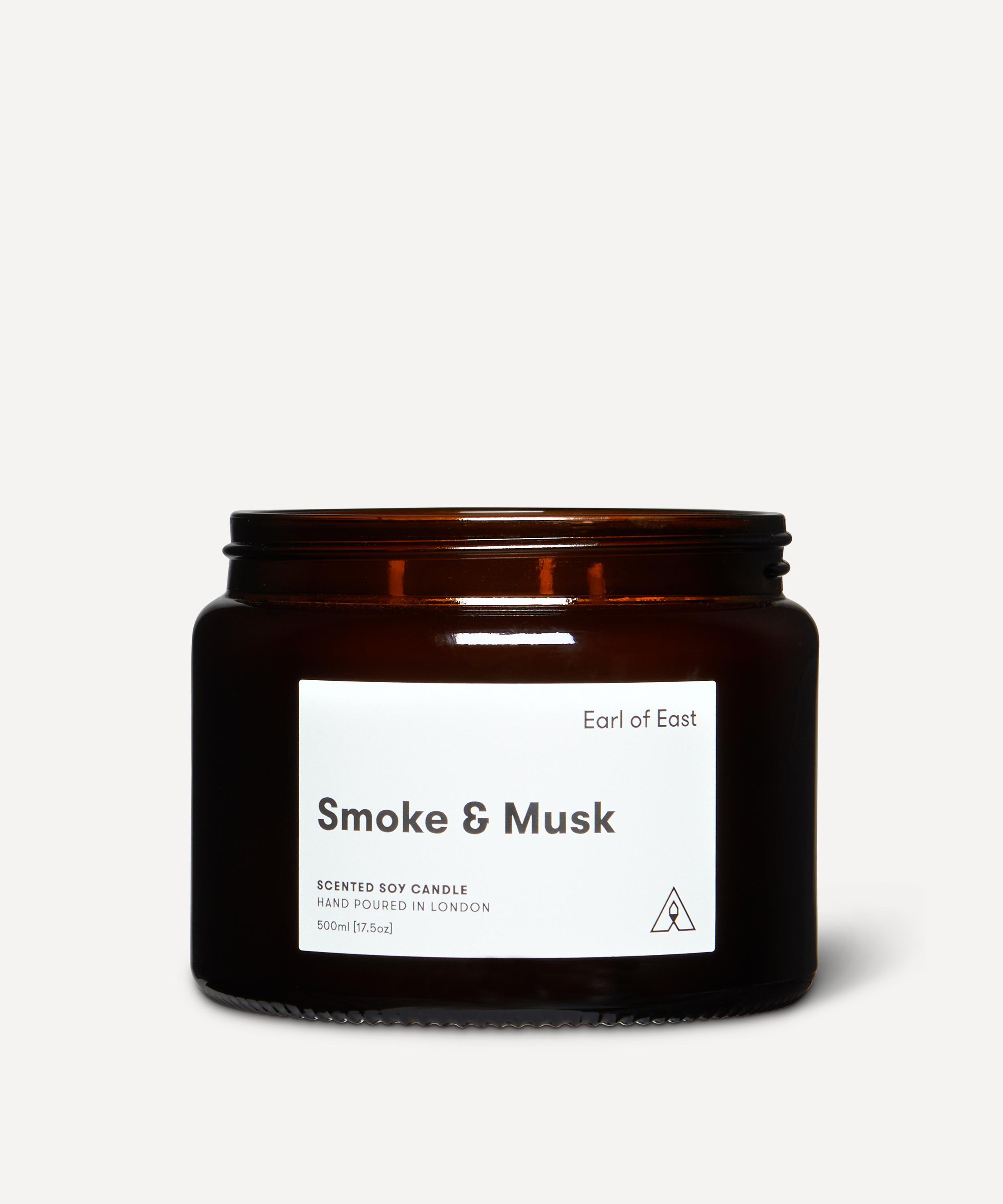 Earl of East - Smoke and Musk Soy Wax Candle 500ml image number 1